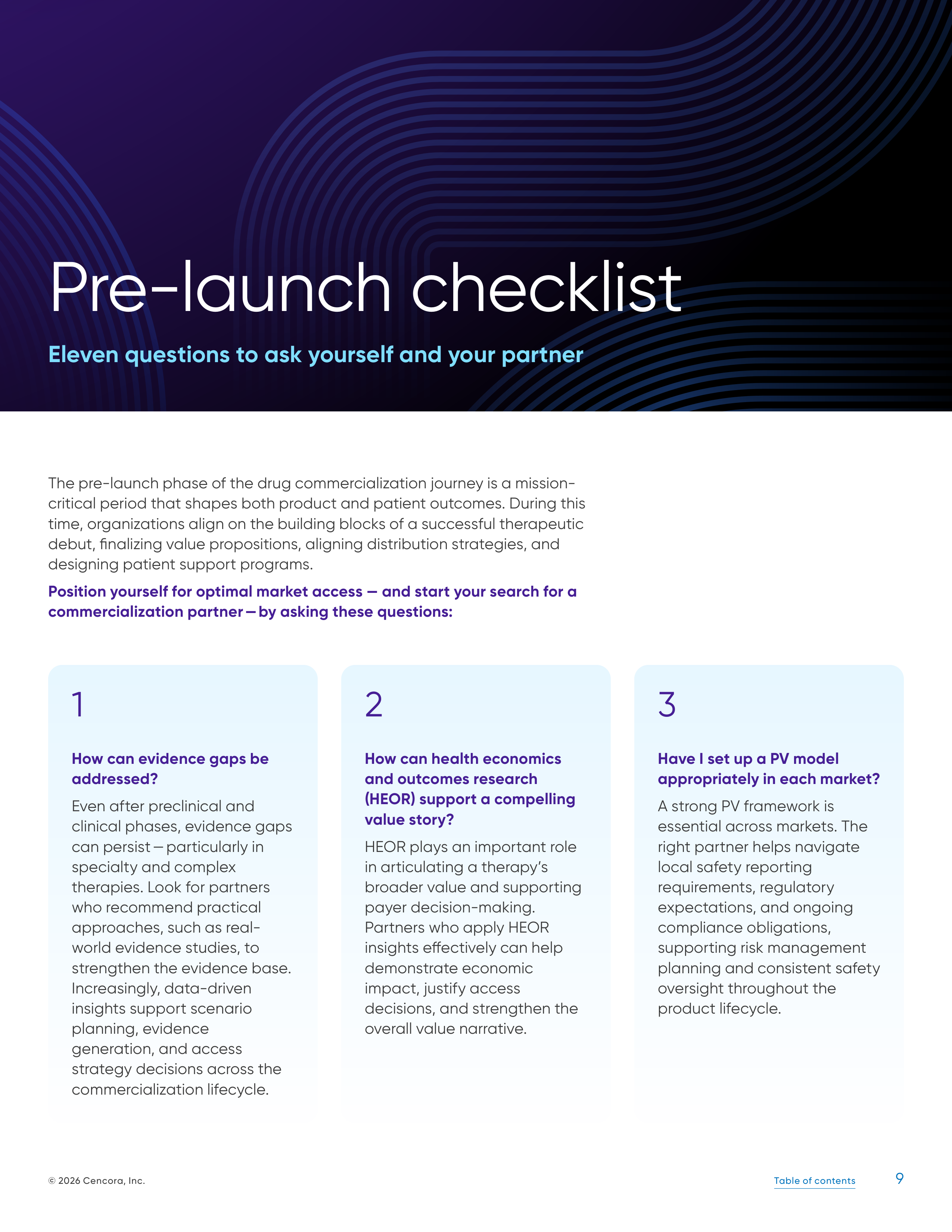 Cencora The Essential Guide to Drug Commercialization — page 9