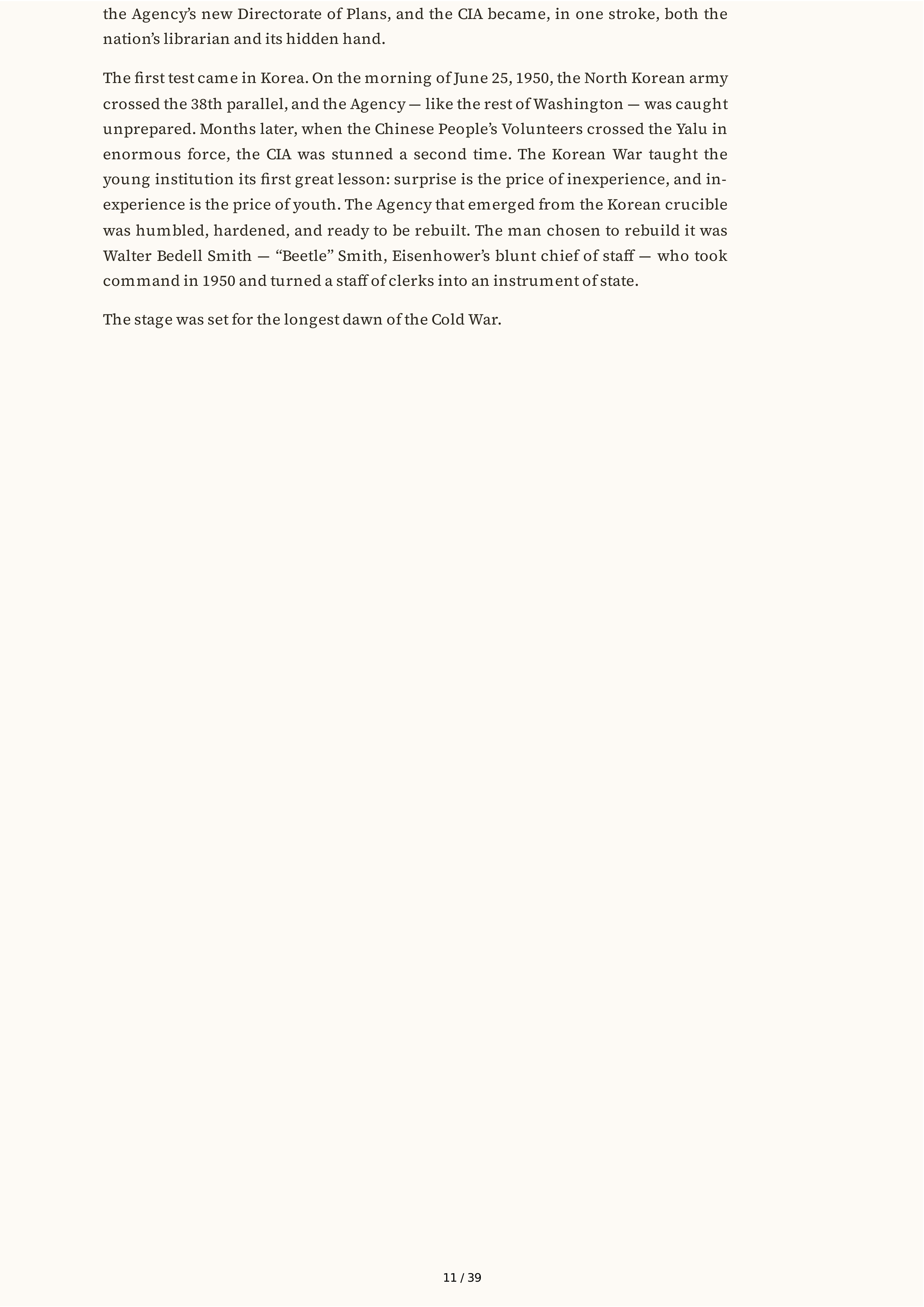 Central Intelligence Agency (CIA) The Ghost Biography — page 11