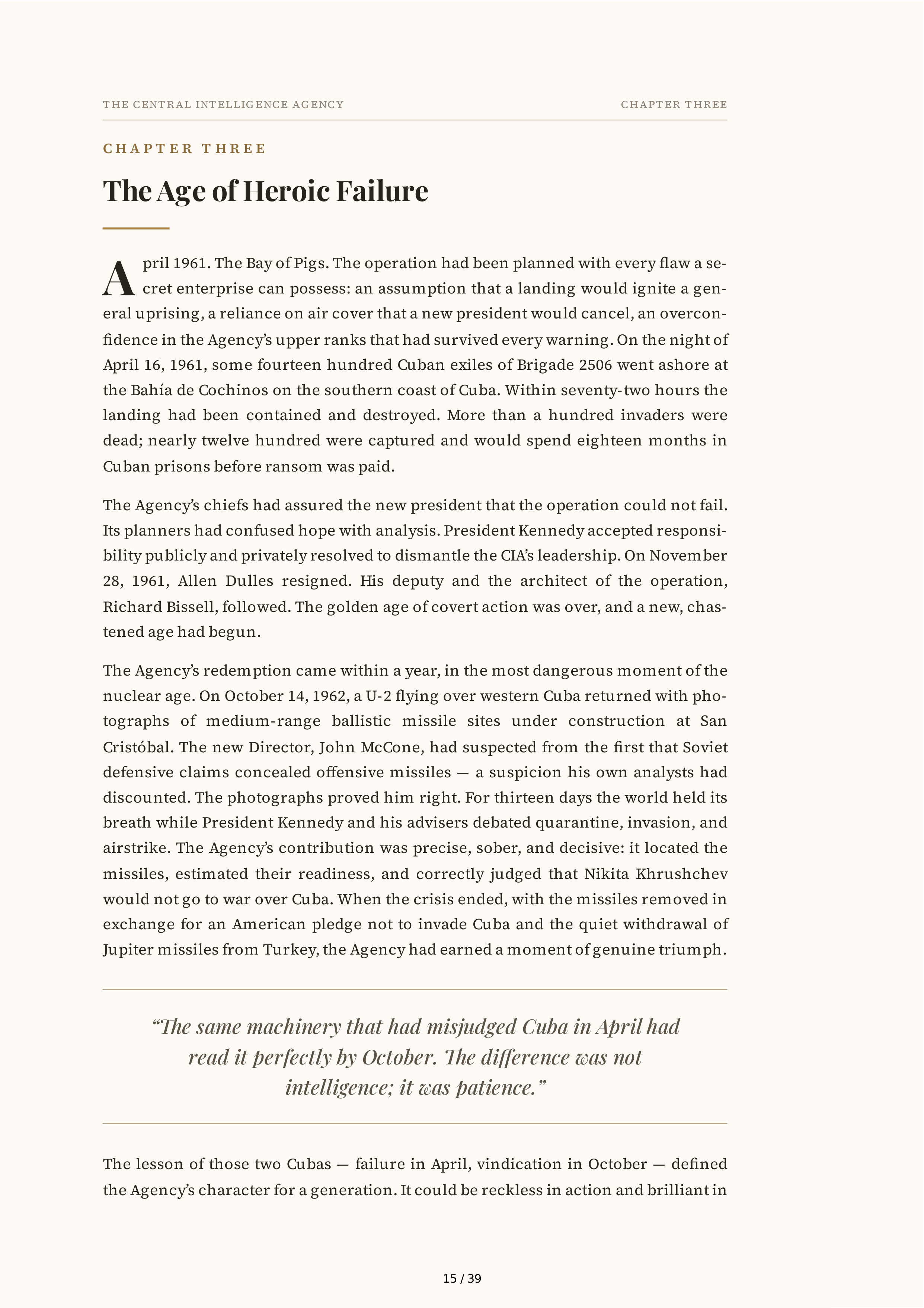 Central Intelligence Agency (CIA) The Ghost Biography — page 15