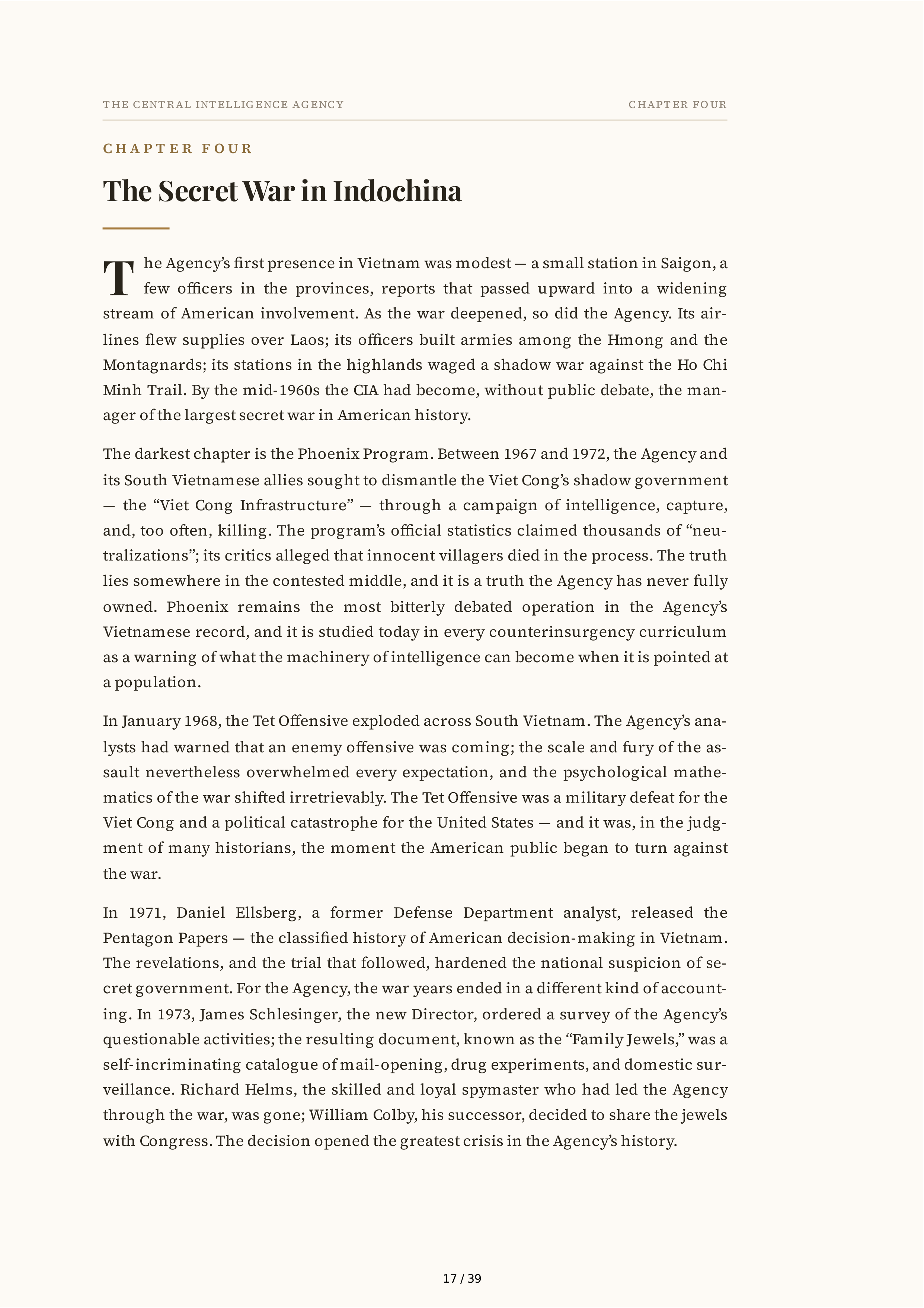 Central Intelligence Agency (CIA) The Ghost Biography — page 17