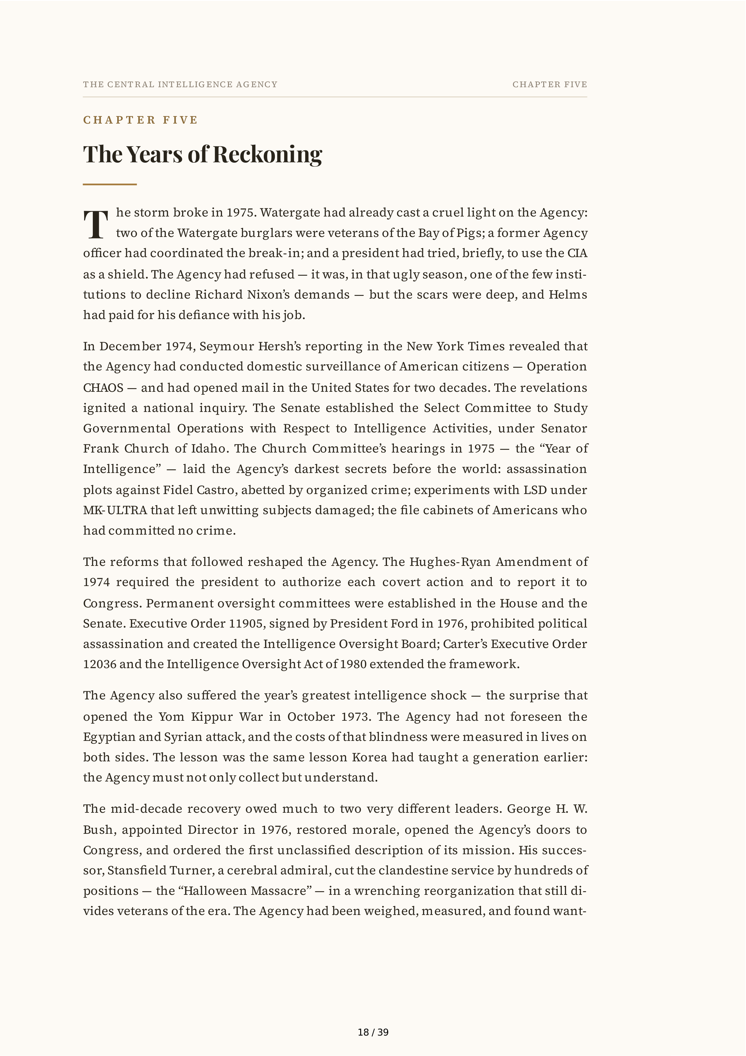 Central Intelligence Agency (CIA) The Ghost Biography — page 18