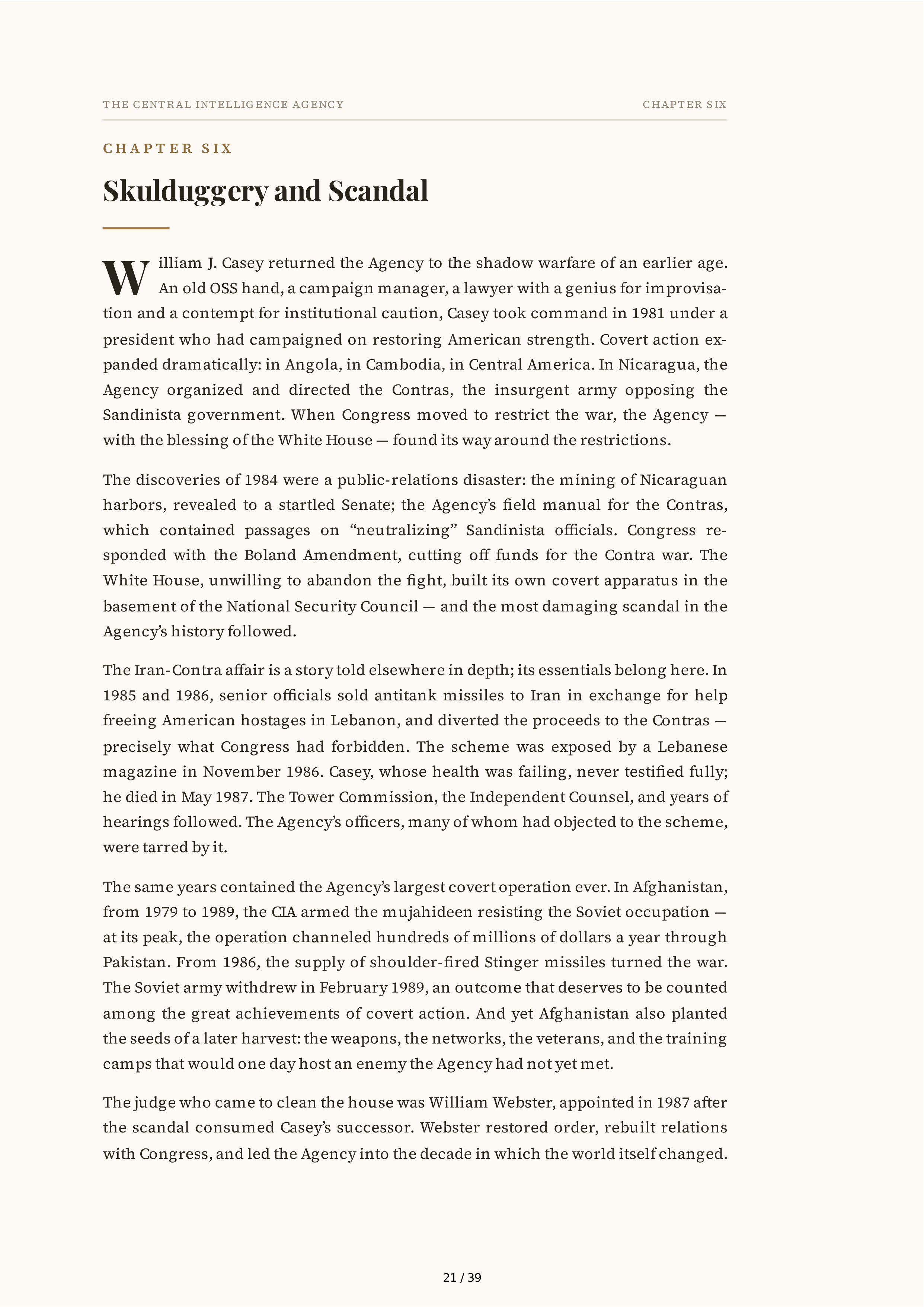 Central Intelligence Agency (CIA) The Ghost Biography — page 21