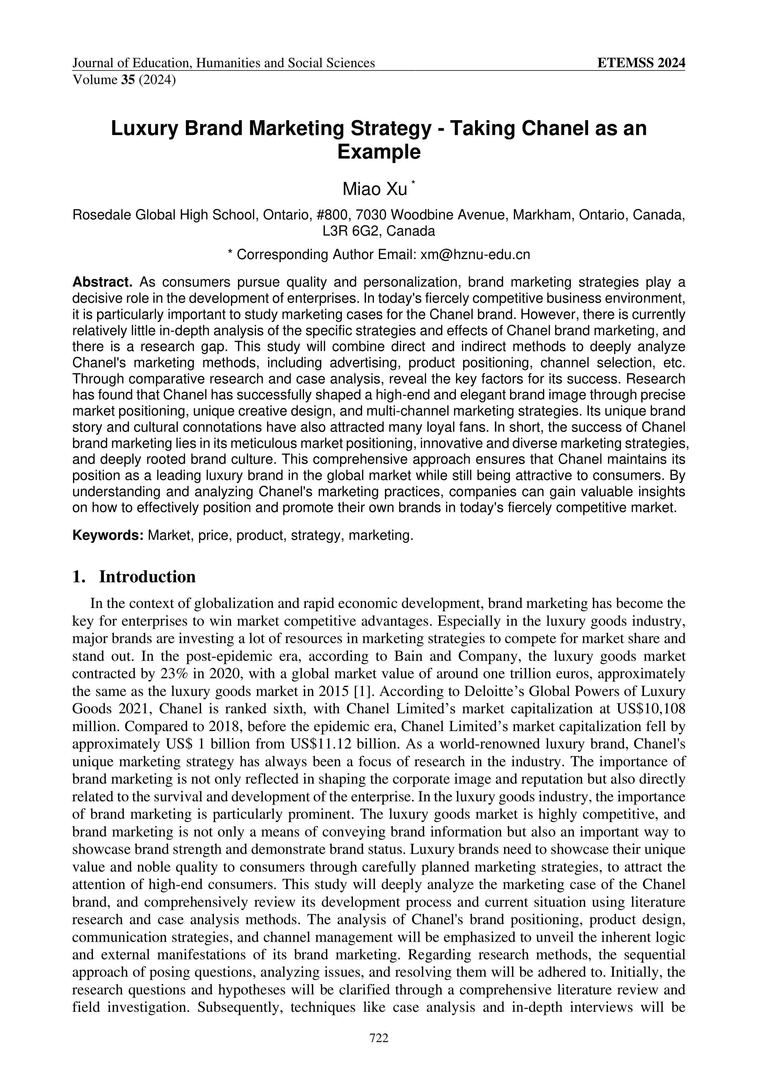 Chanel Case Study — page 1