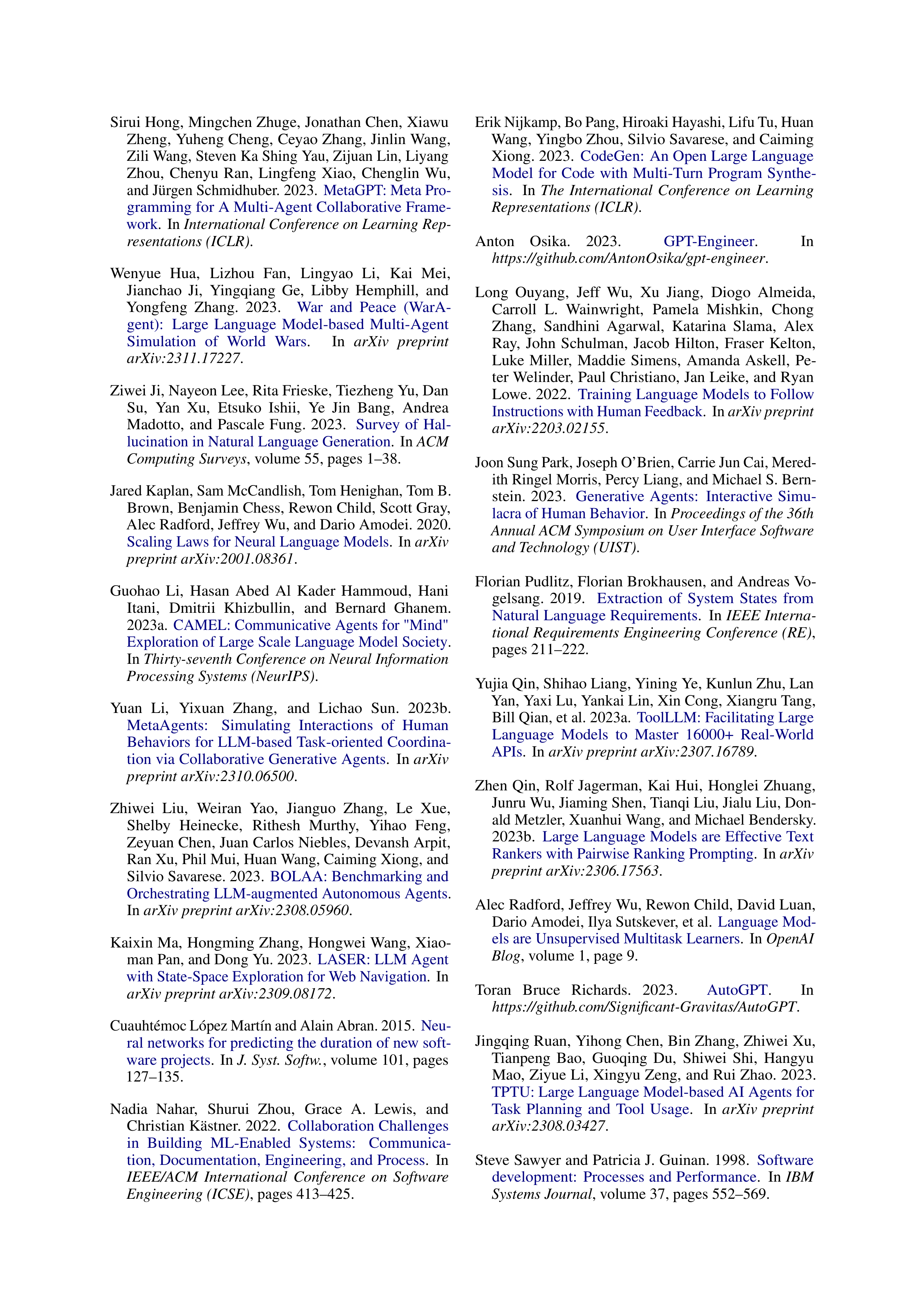 ChatDev AI Agent for Collaborative Software Development — page 11