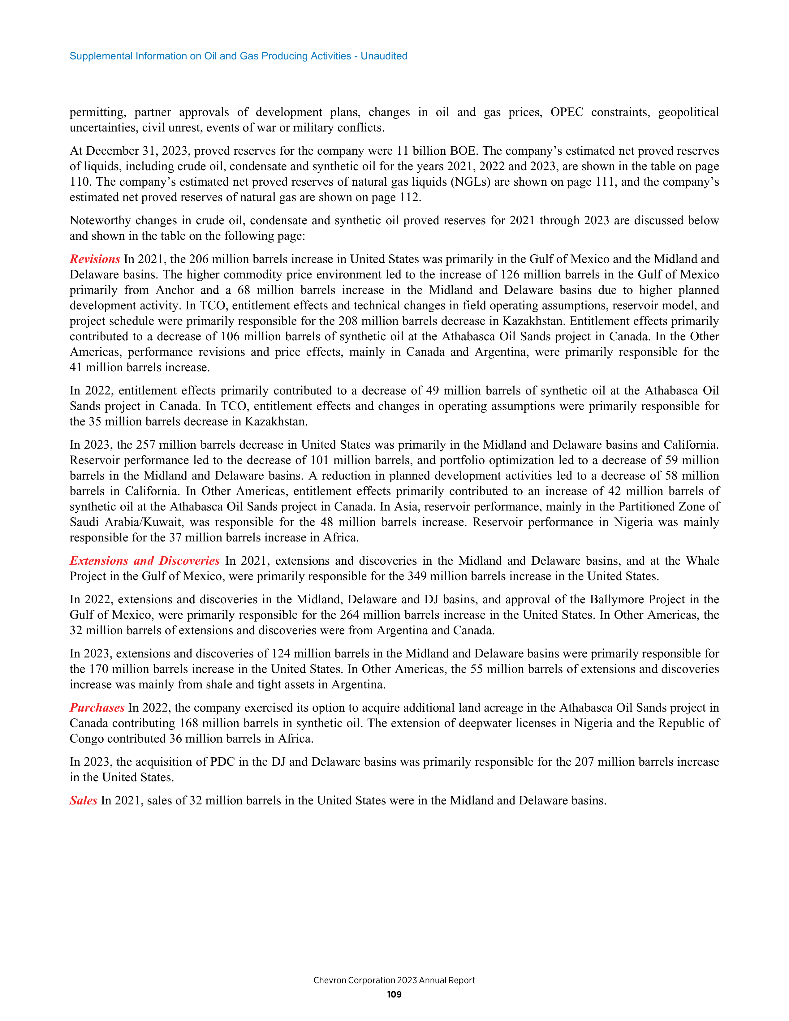 Chevron Annual Report — page 101