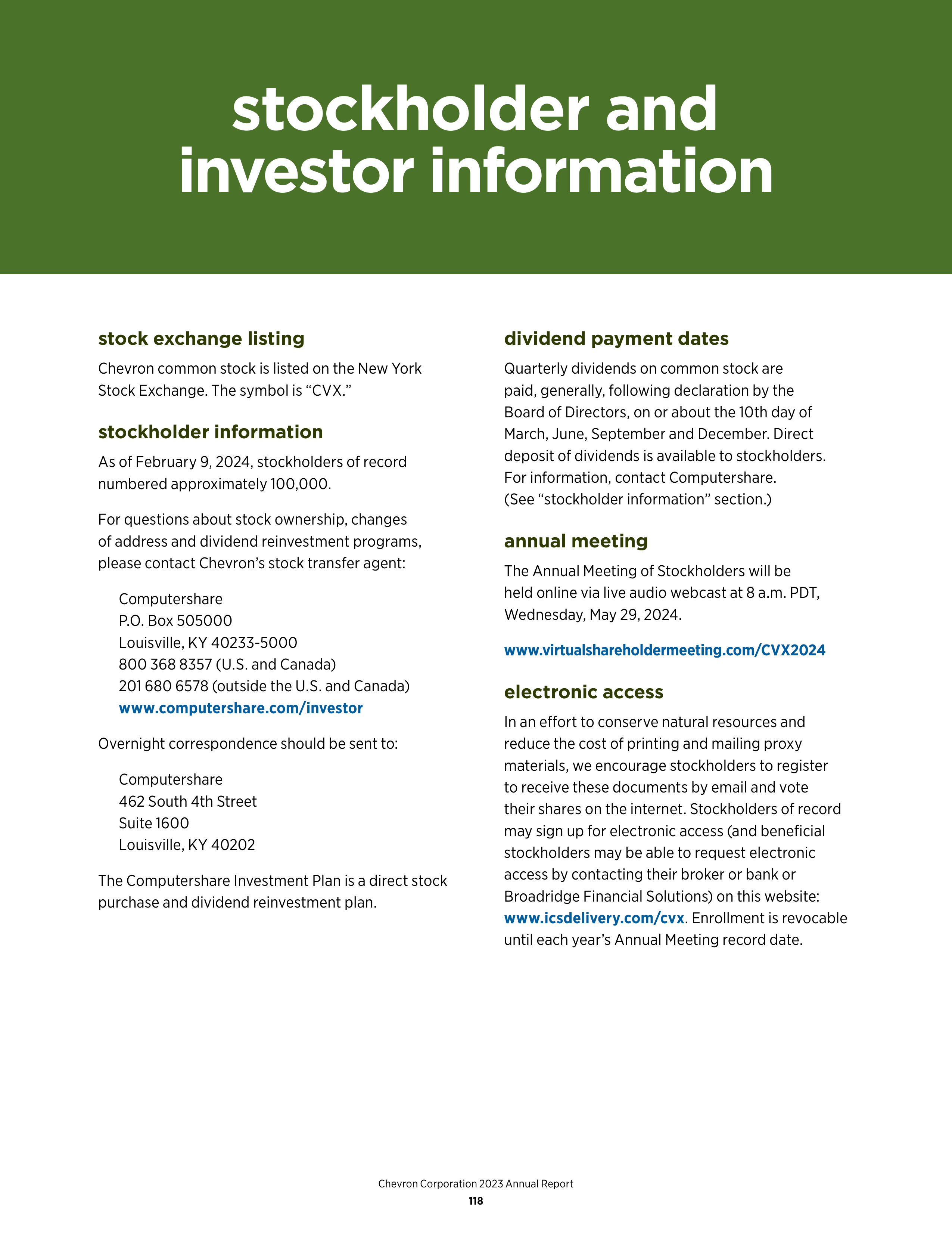 Chevron Annual Report — page 110