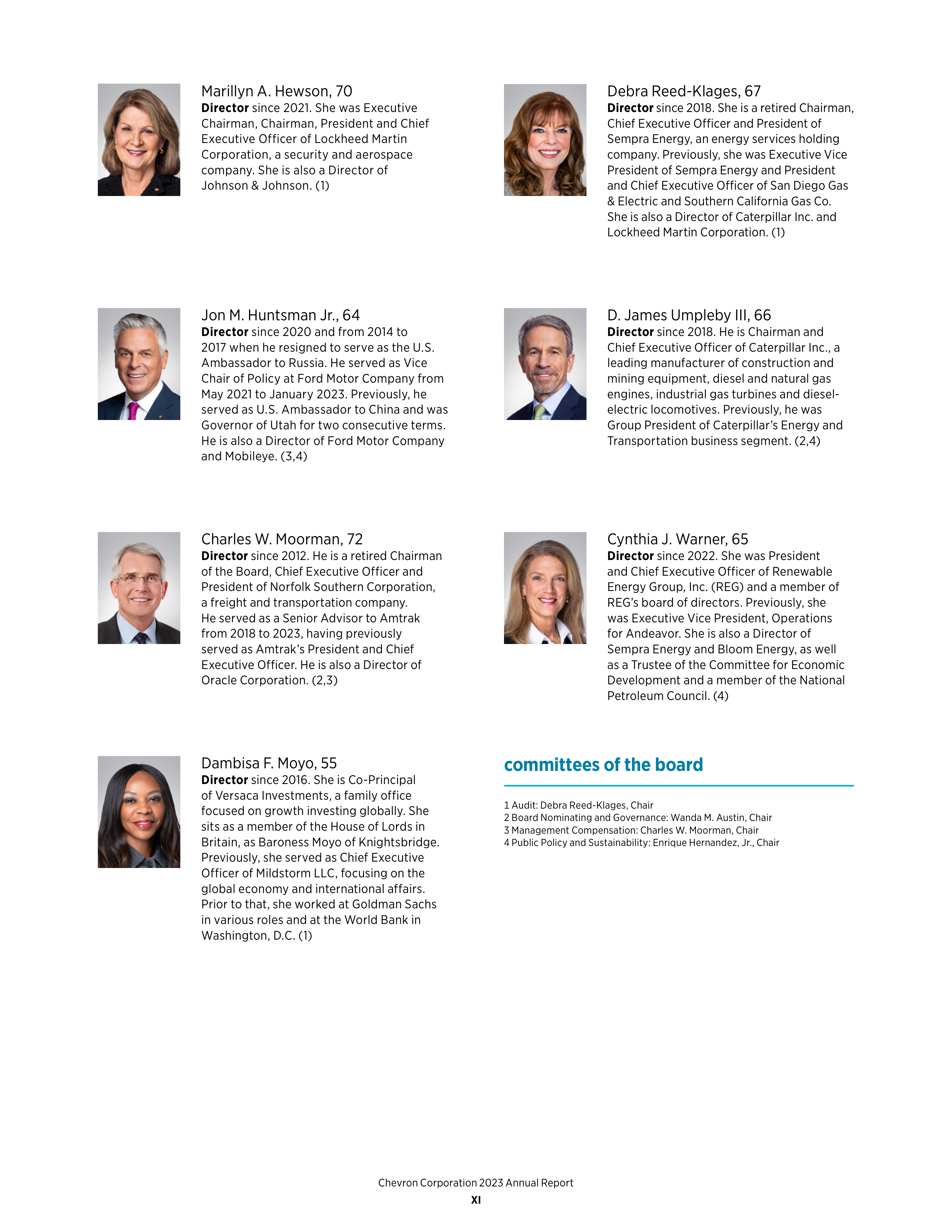 Chevron Annual Report — page 13