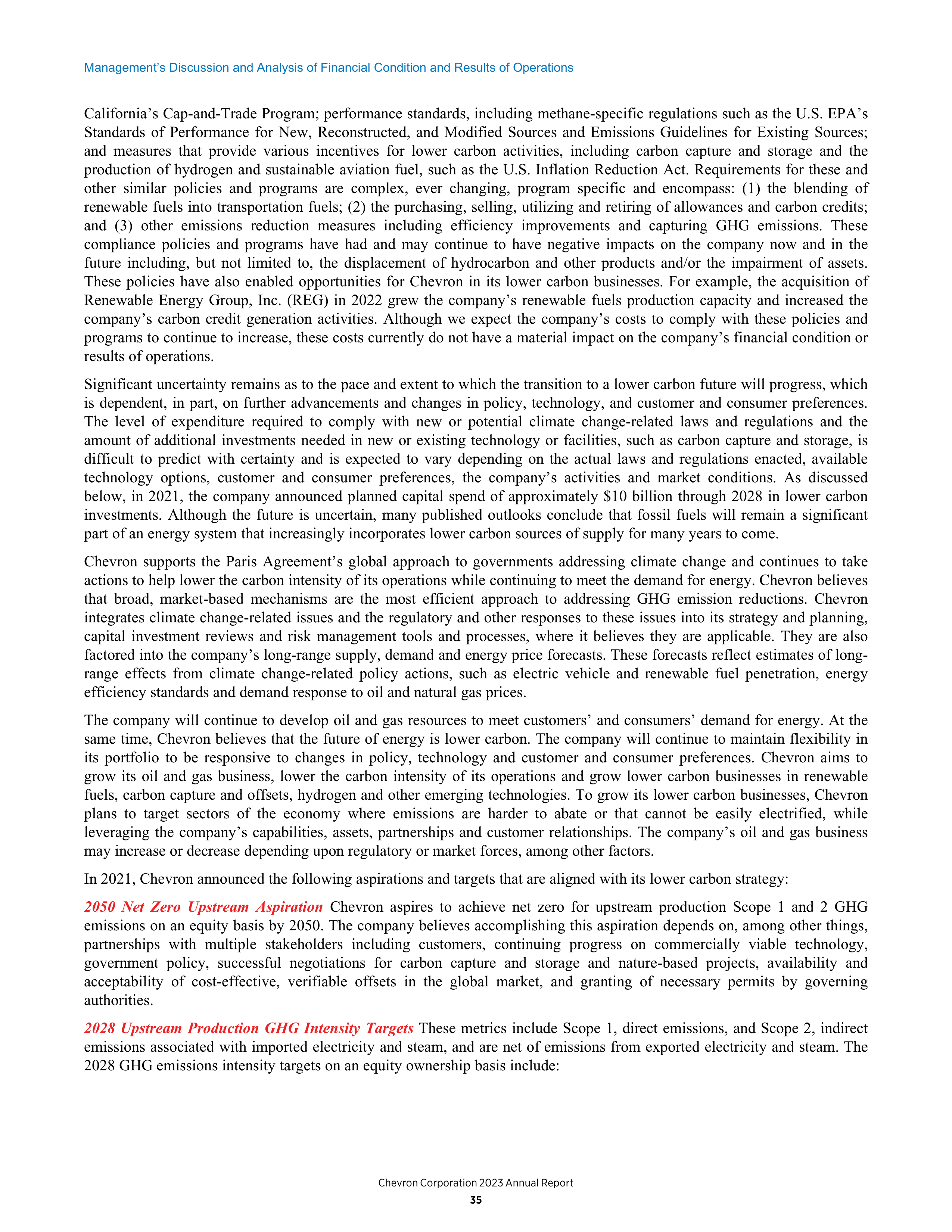 Chevron Annual Report — page 27