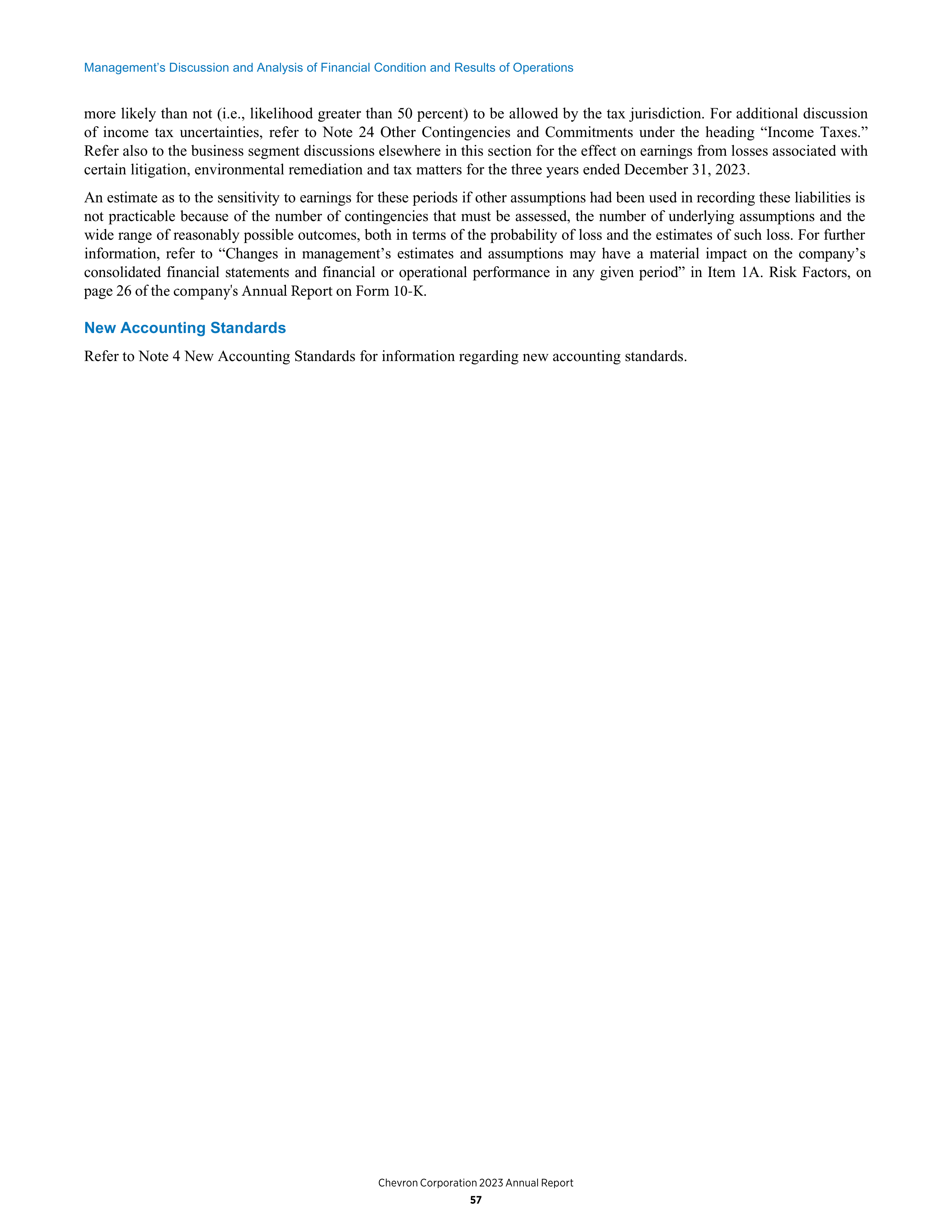 Chevron Annual Report — page 49