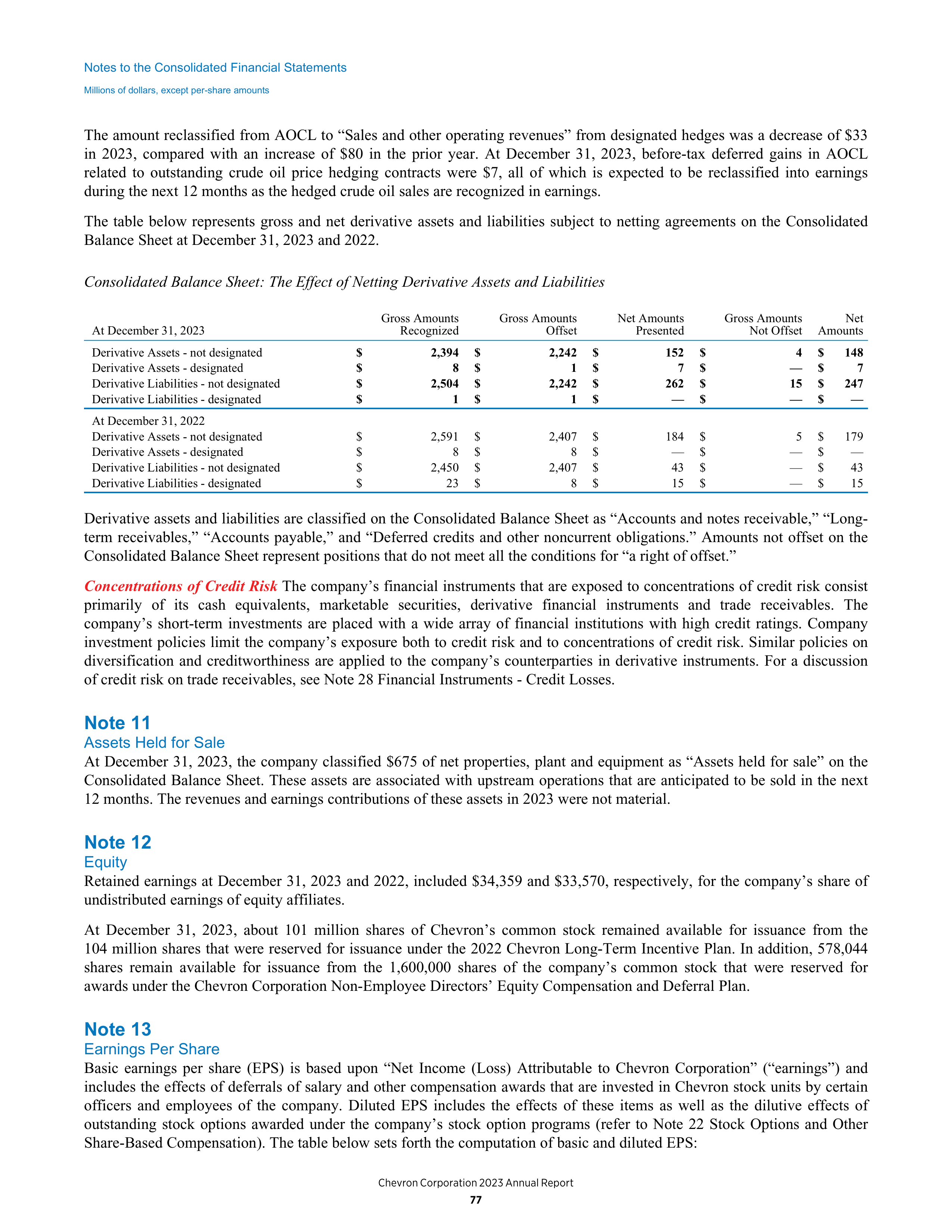 Chevron Annual Report — page 69