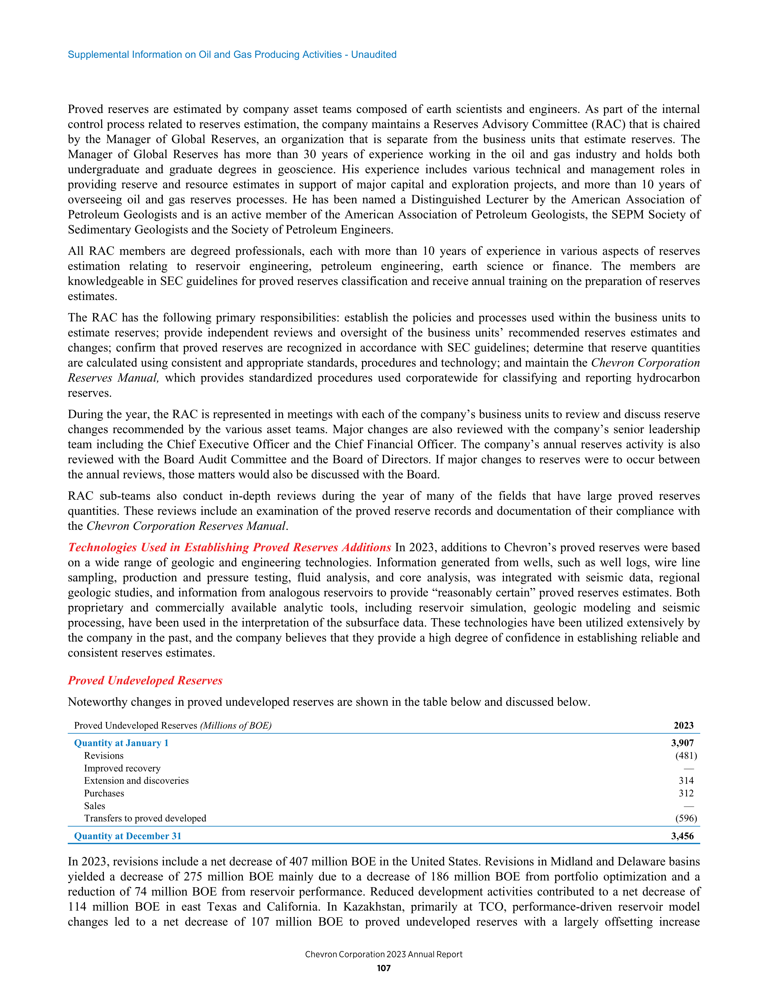 Chevron Annual Report — page 99