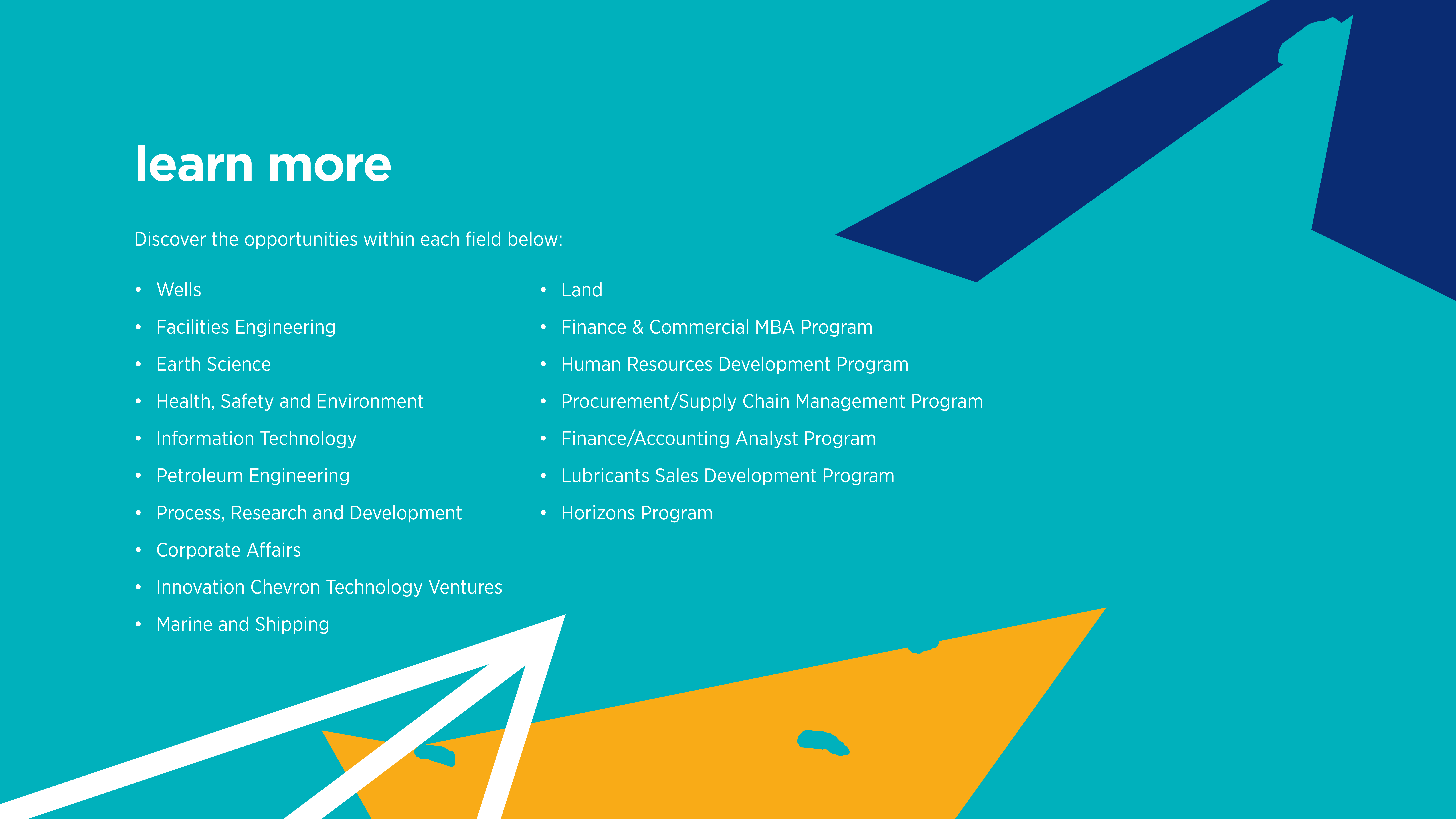 Chevron Campus Recruitment Brochure — page 9