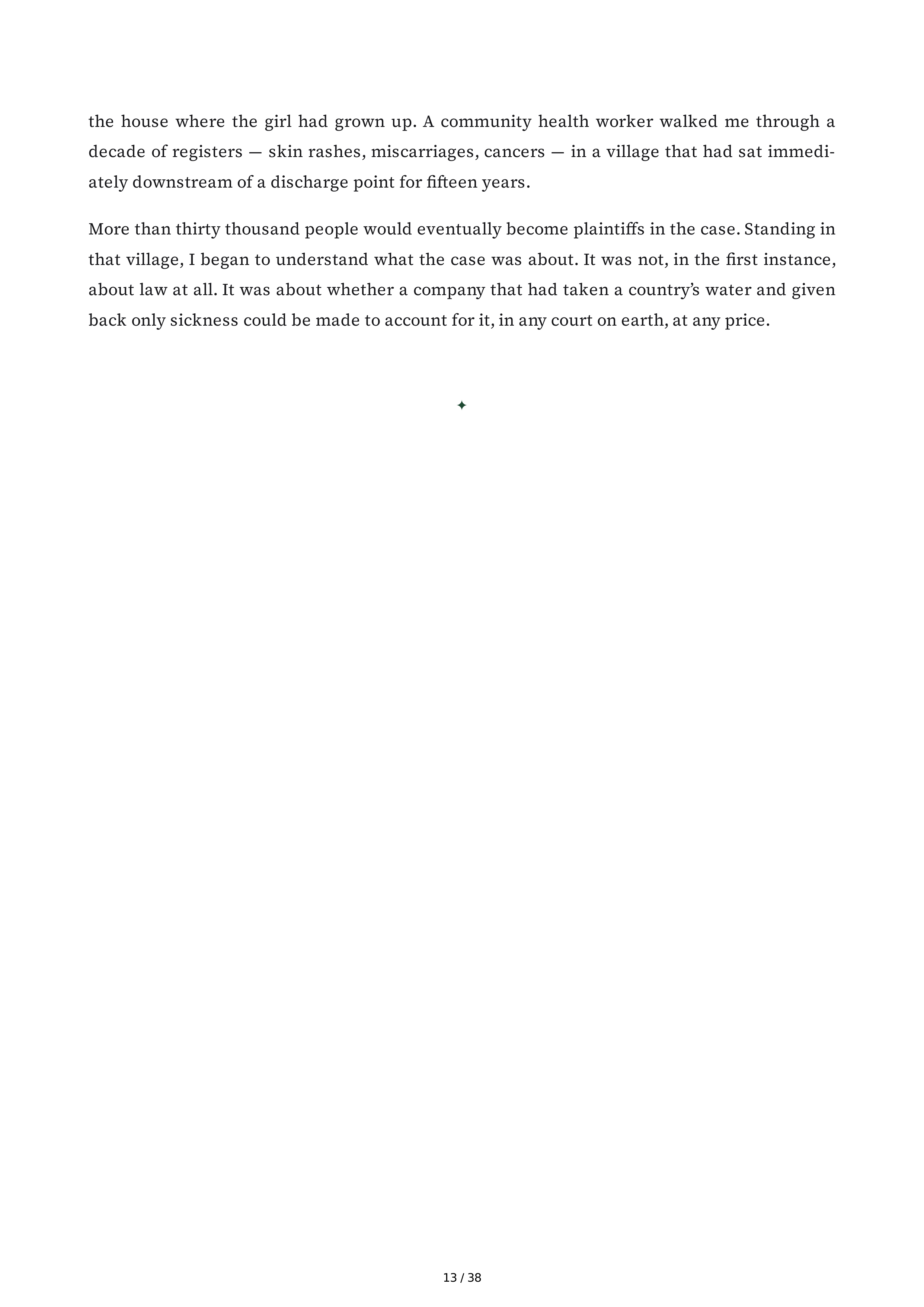 Chevron Crude Justice How I Took on Big Oil and Won Biography — page 13