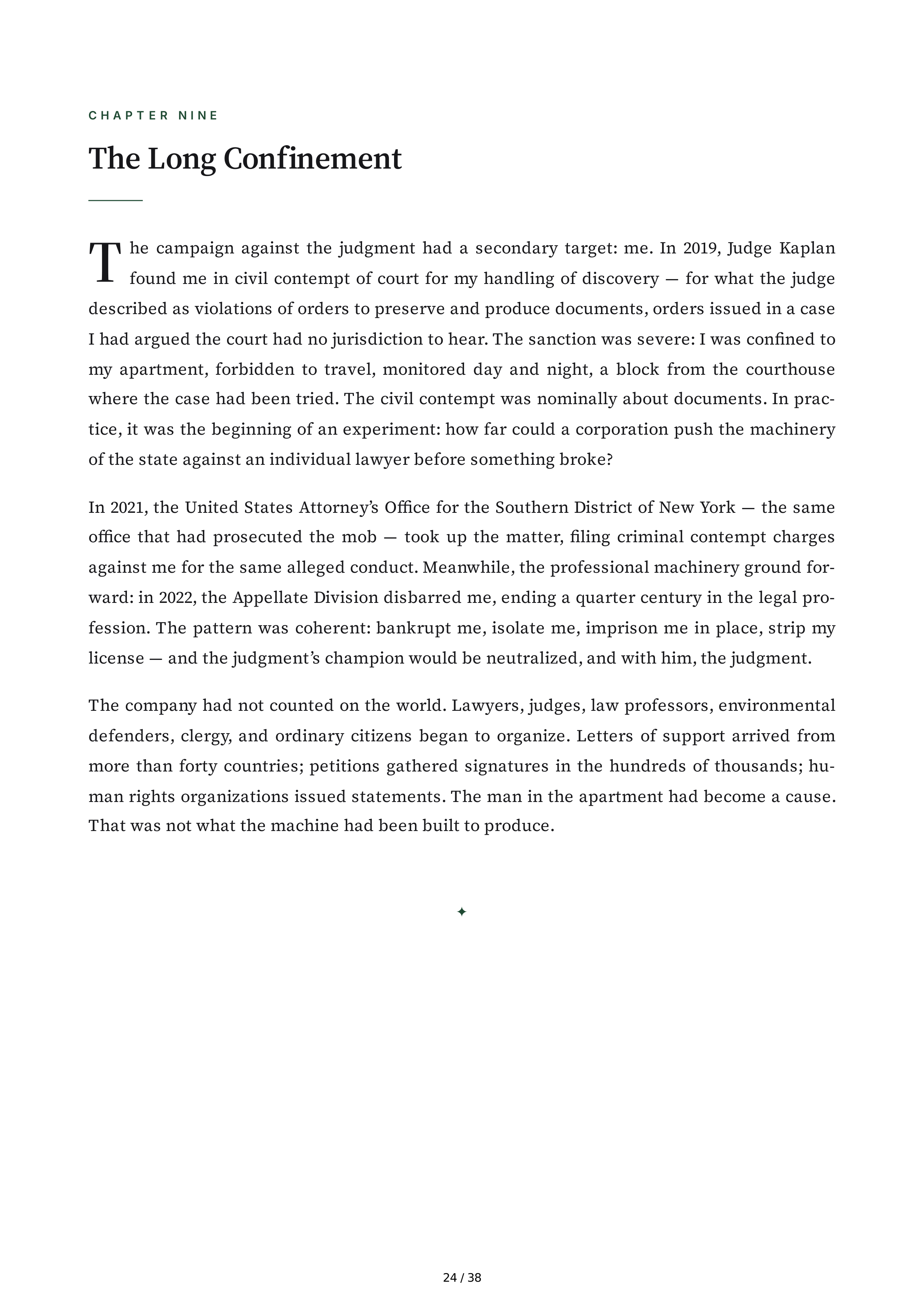Chevron Crude Justice How I Took on Big Oil and Won Biography — page 24