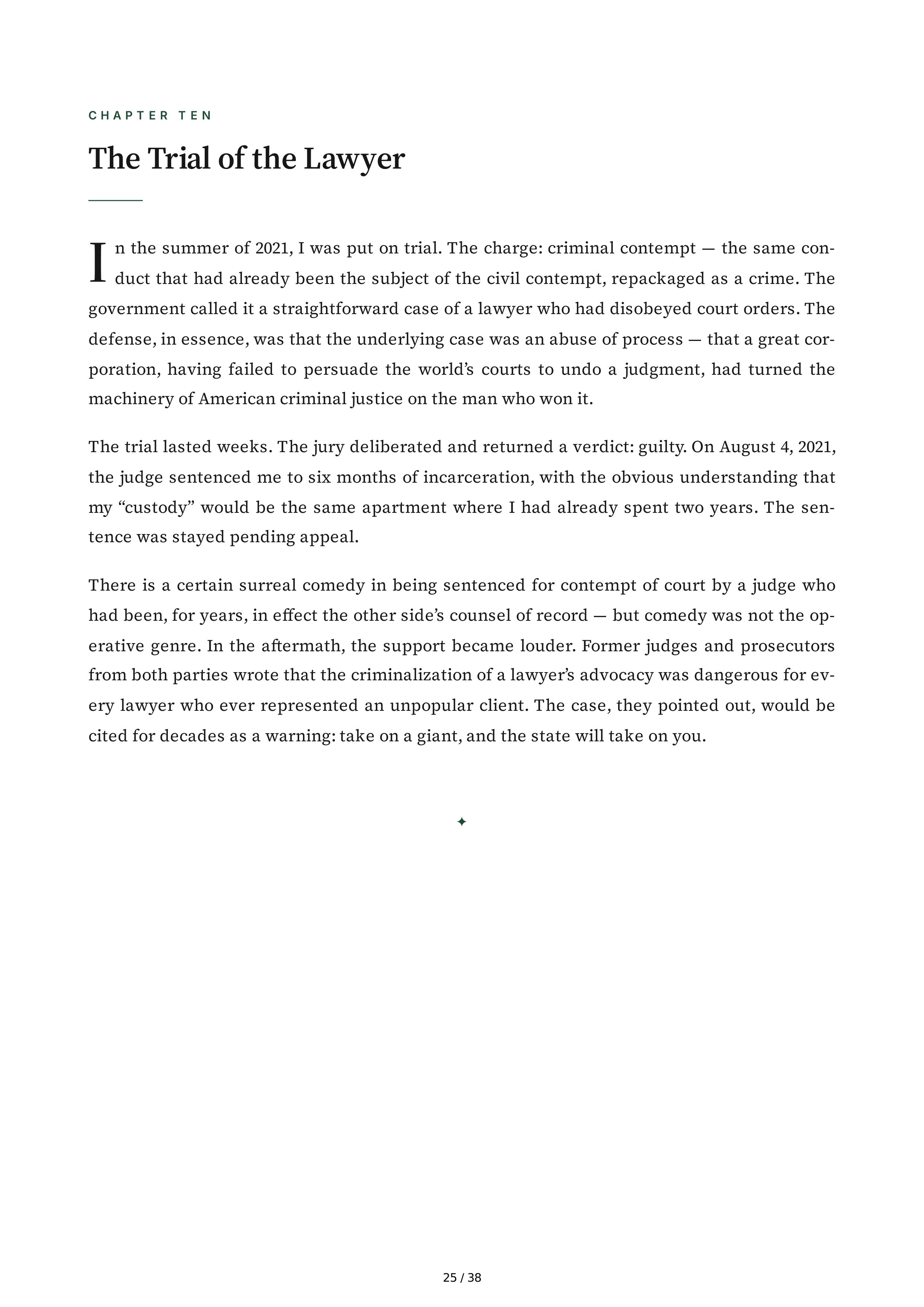 Chevron Crude Justice How I Took on Big Oil and Won Biography — page 25