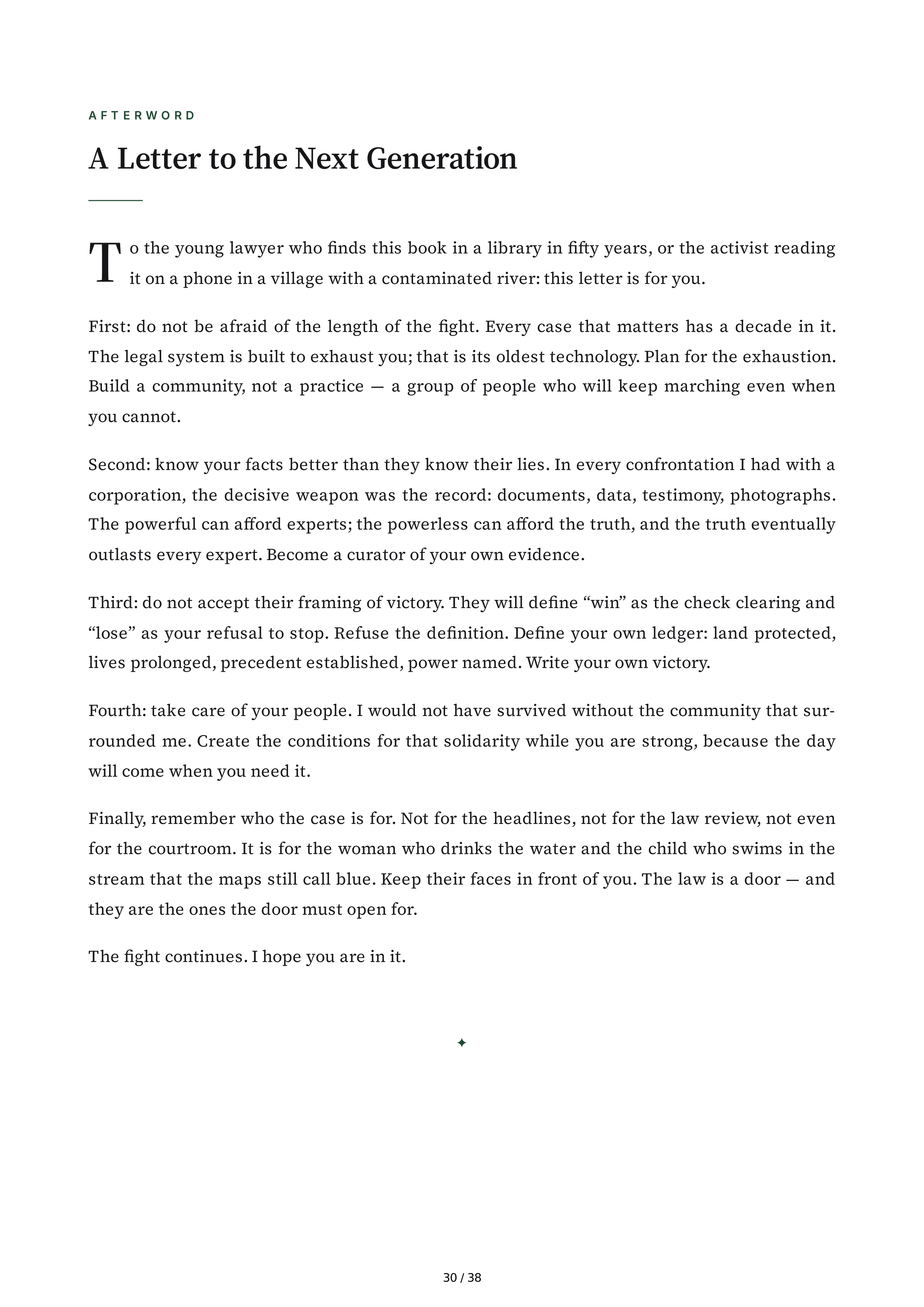 Chevron Crude Justice How I Took on Big Oil and Won Biography — page 30