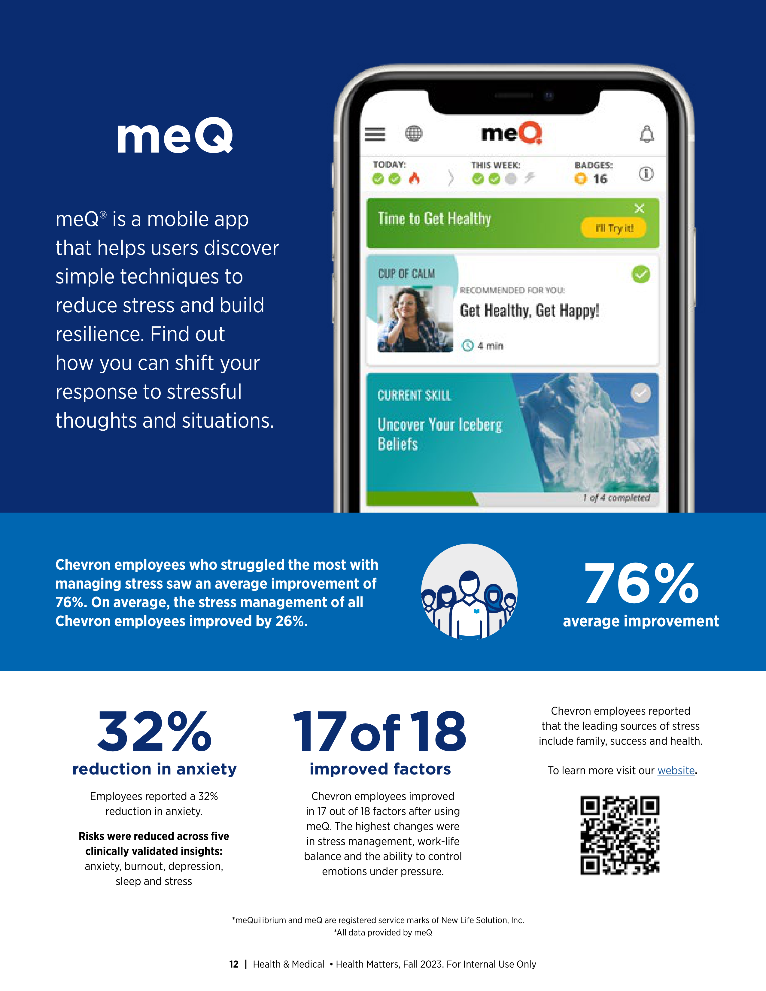 Chevron Health Matters Magazine — page 12