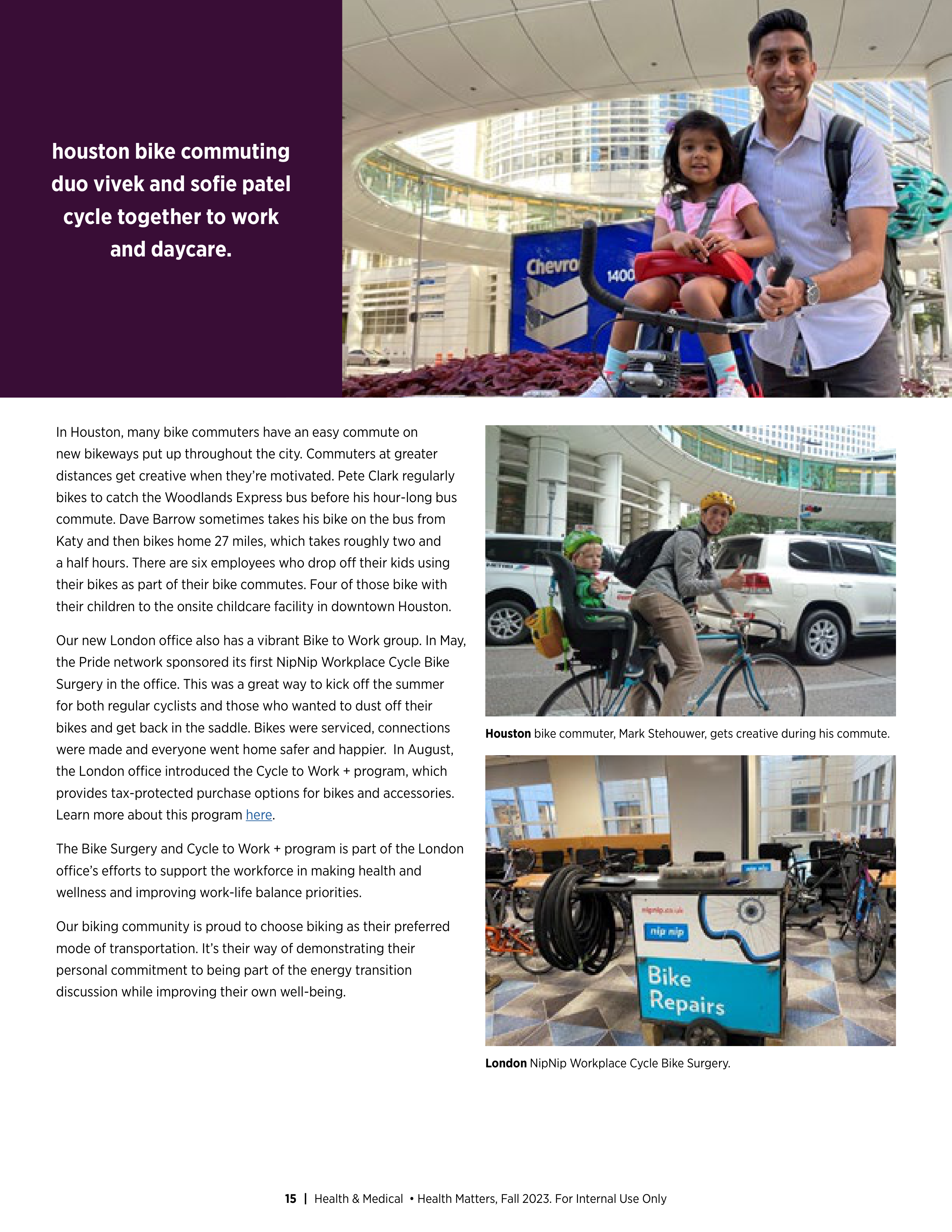 Chevron Health Matters Magazine — page 15