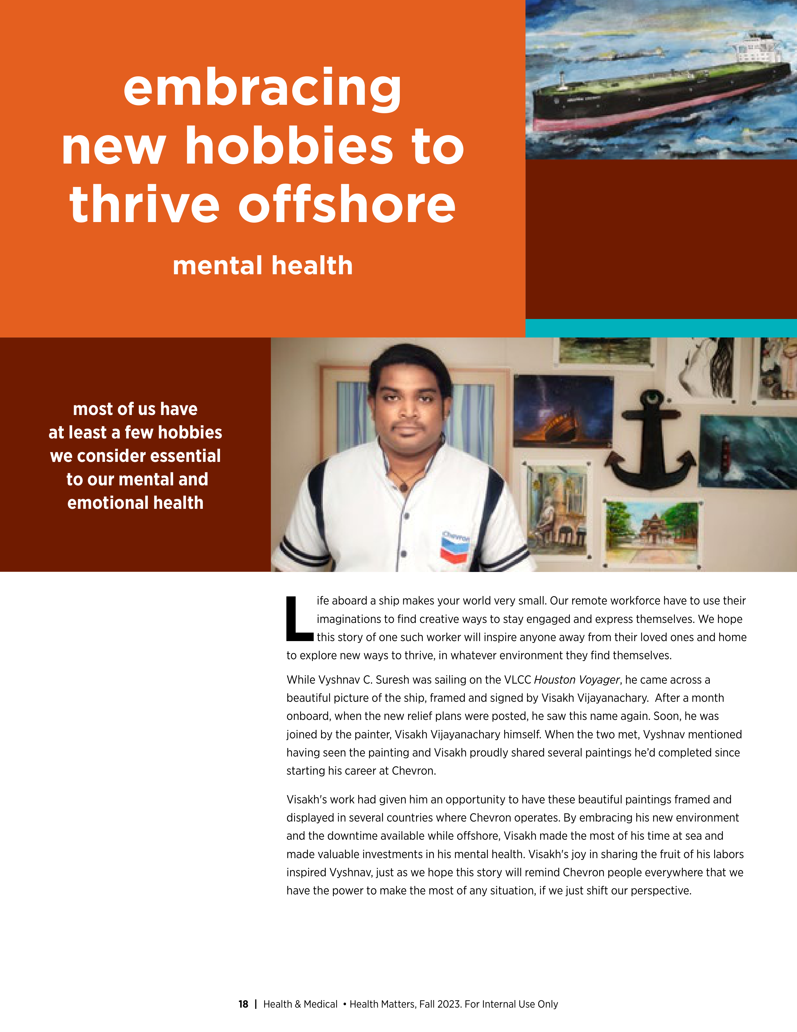 Chevron Health Matters Magazine — page 18
