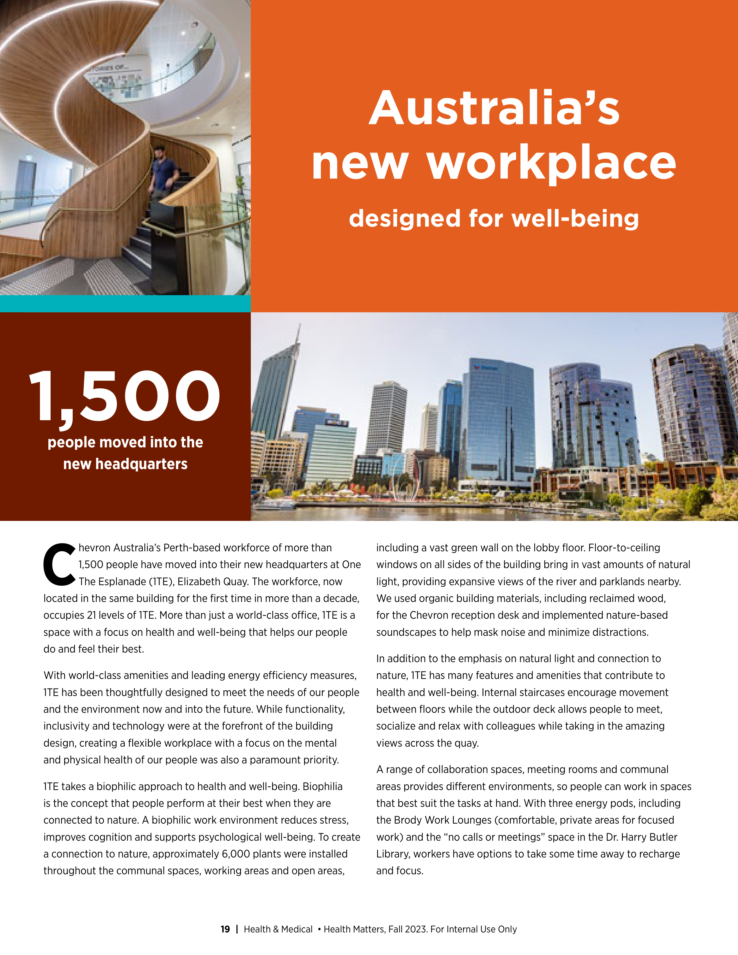 Chevron Health Matters Magazine — page 19