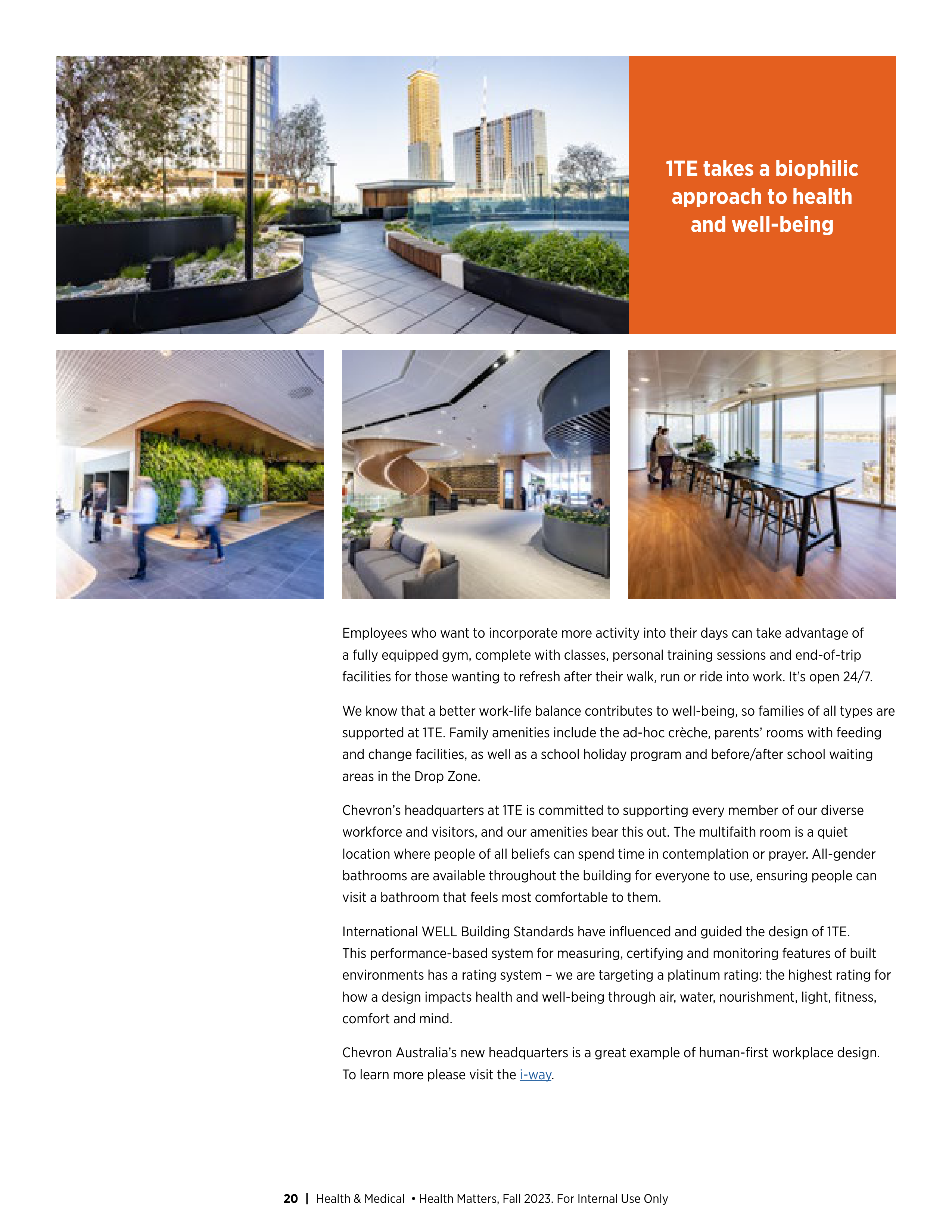 Chevron Health Matters Magazine — page 20