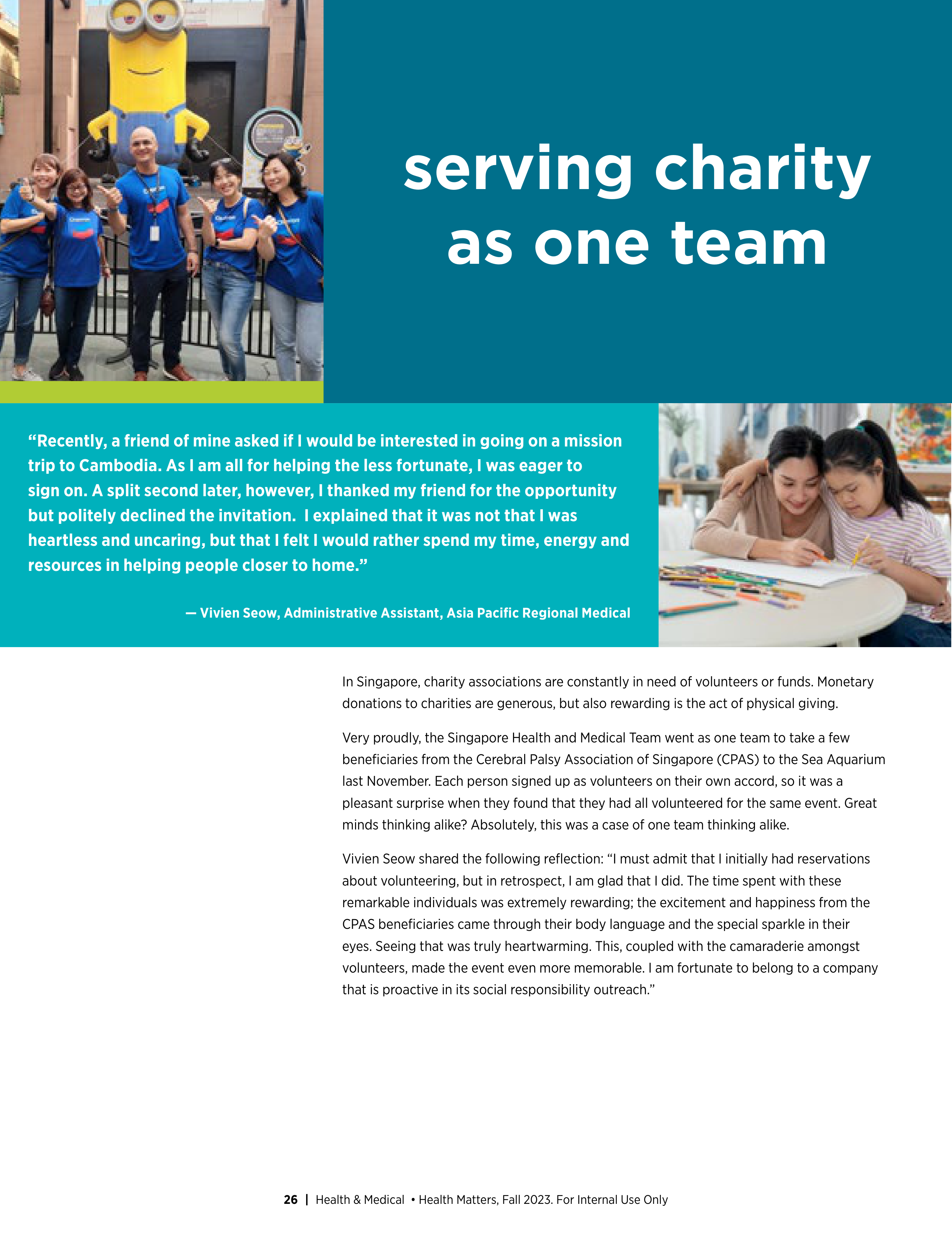 Chevron Health Matters Magazine — page 26