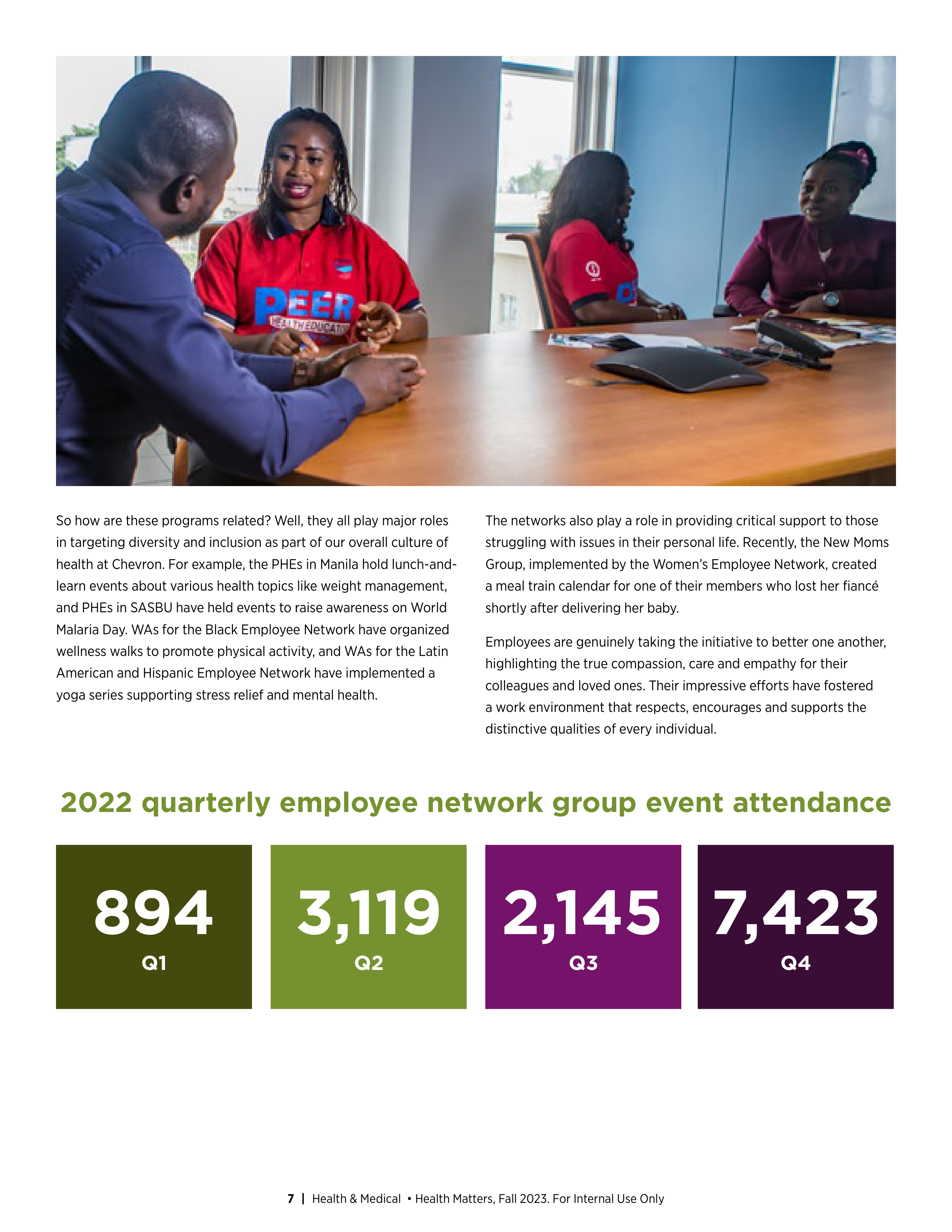 Chevron Health Matters Magazine — page 7