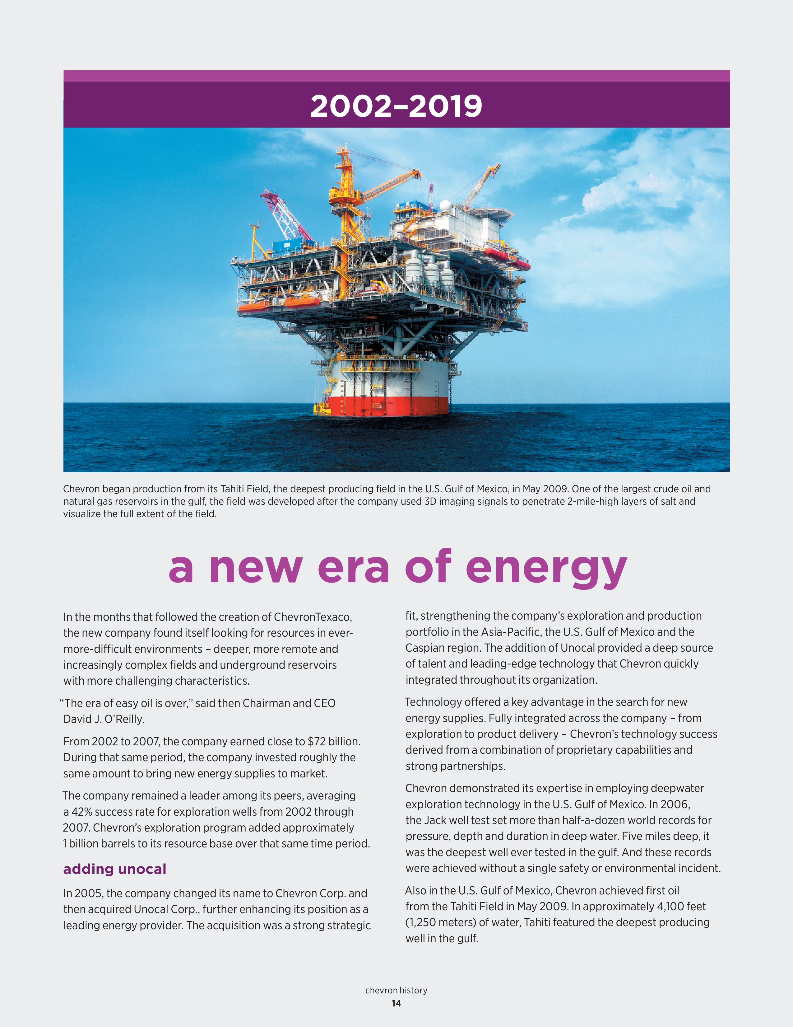 Chevron History Magazine — page 14