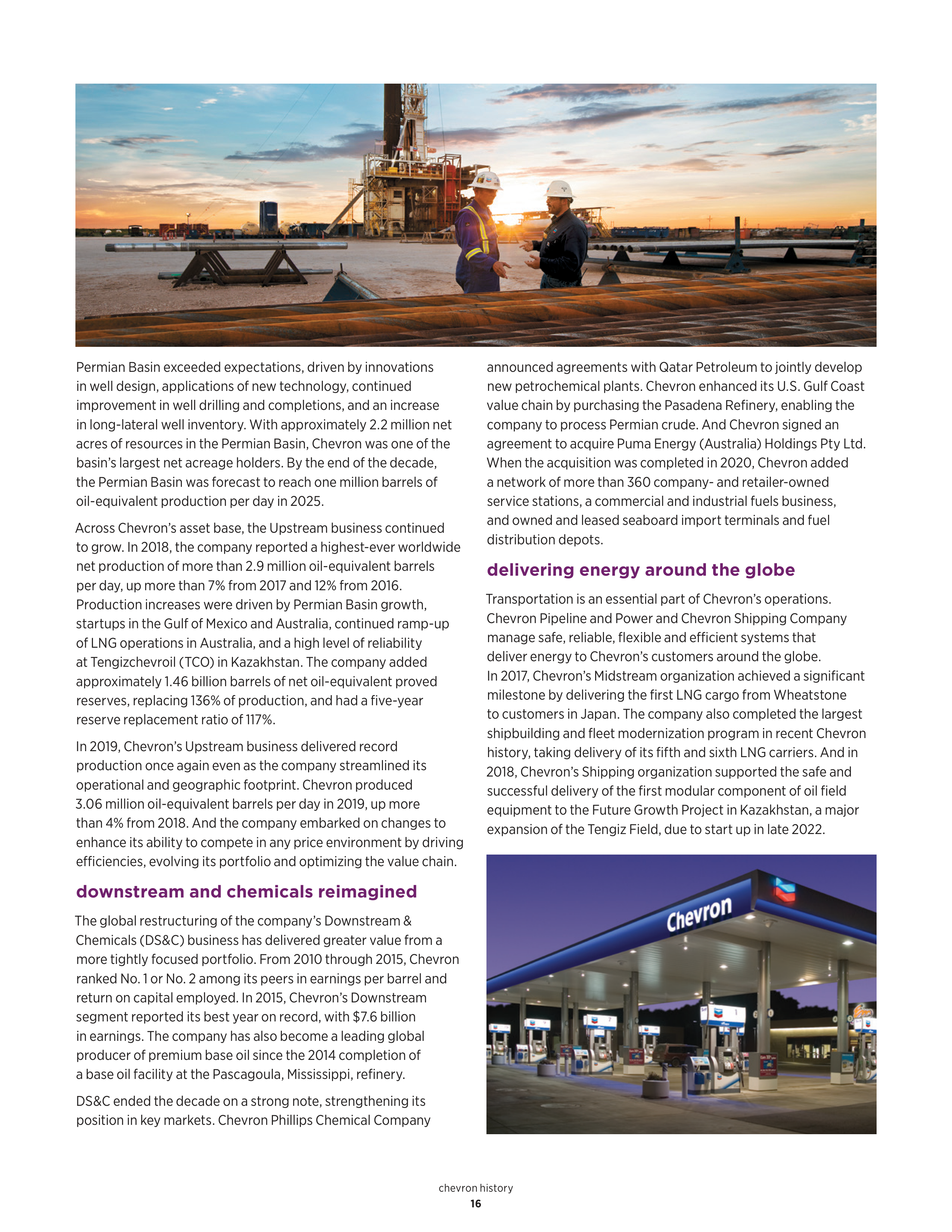 Chevron History Magazine — page 16