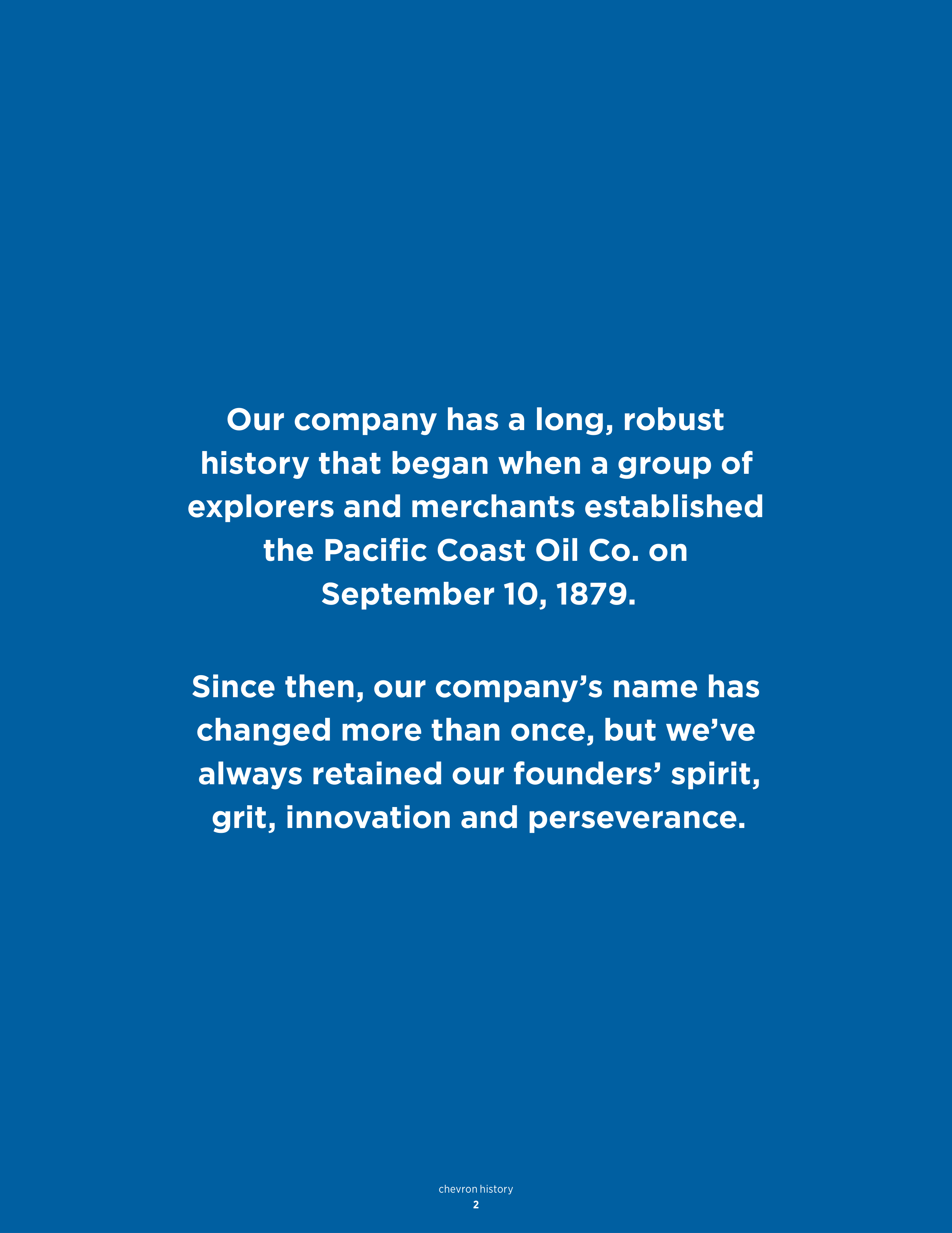 Chevron History Magazine — page 2