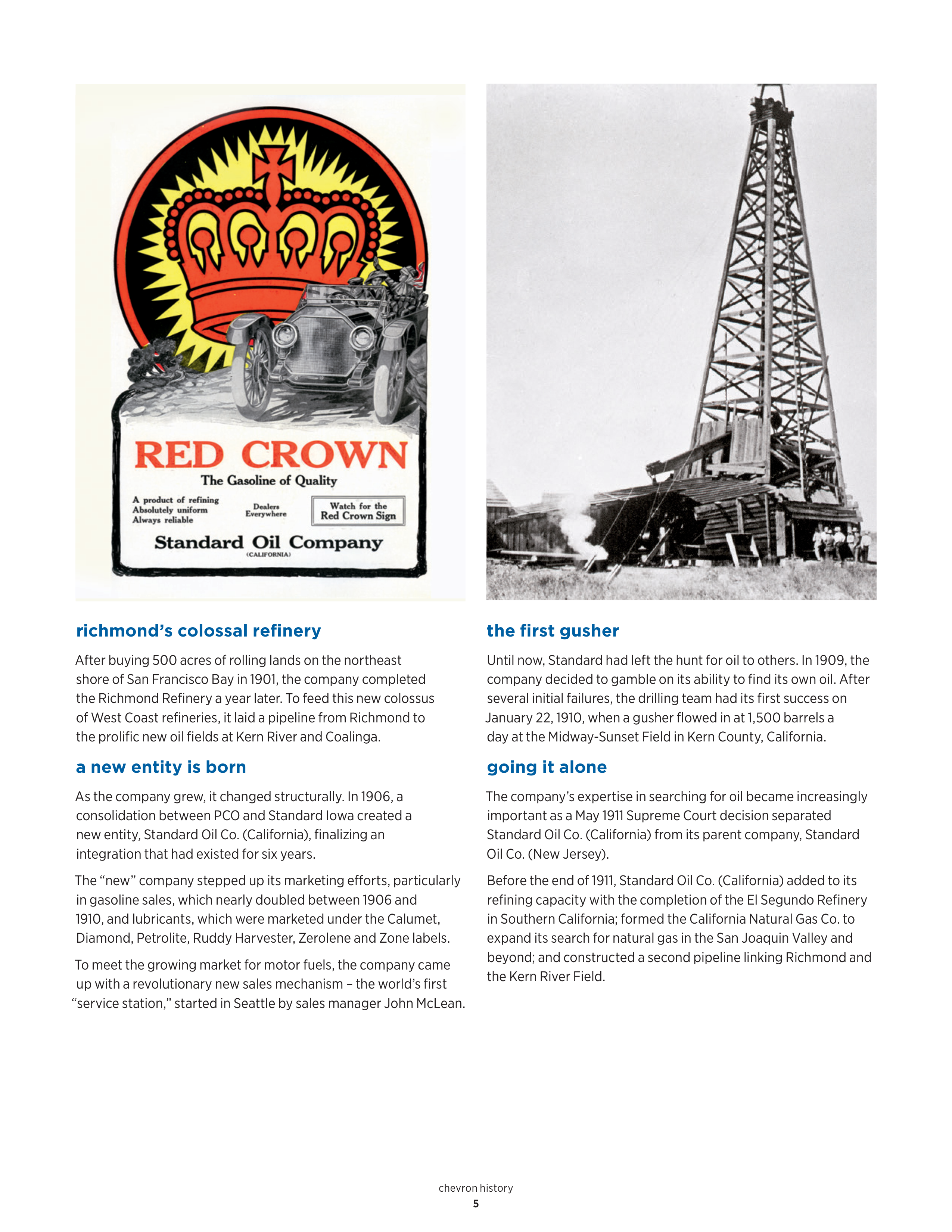 Chevron History Magazine — page 5