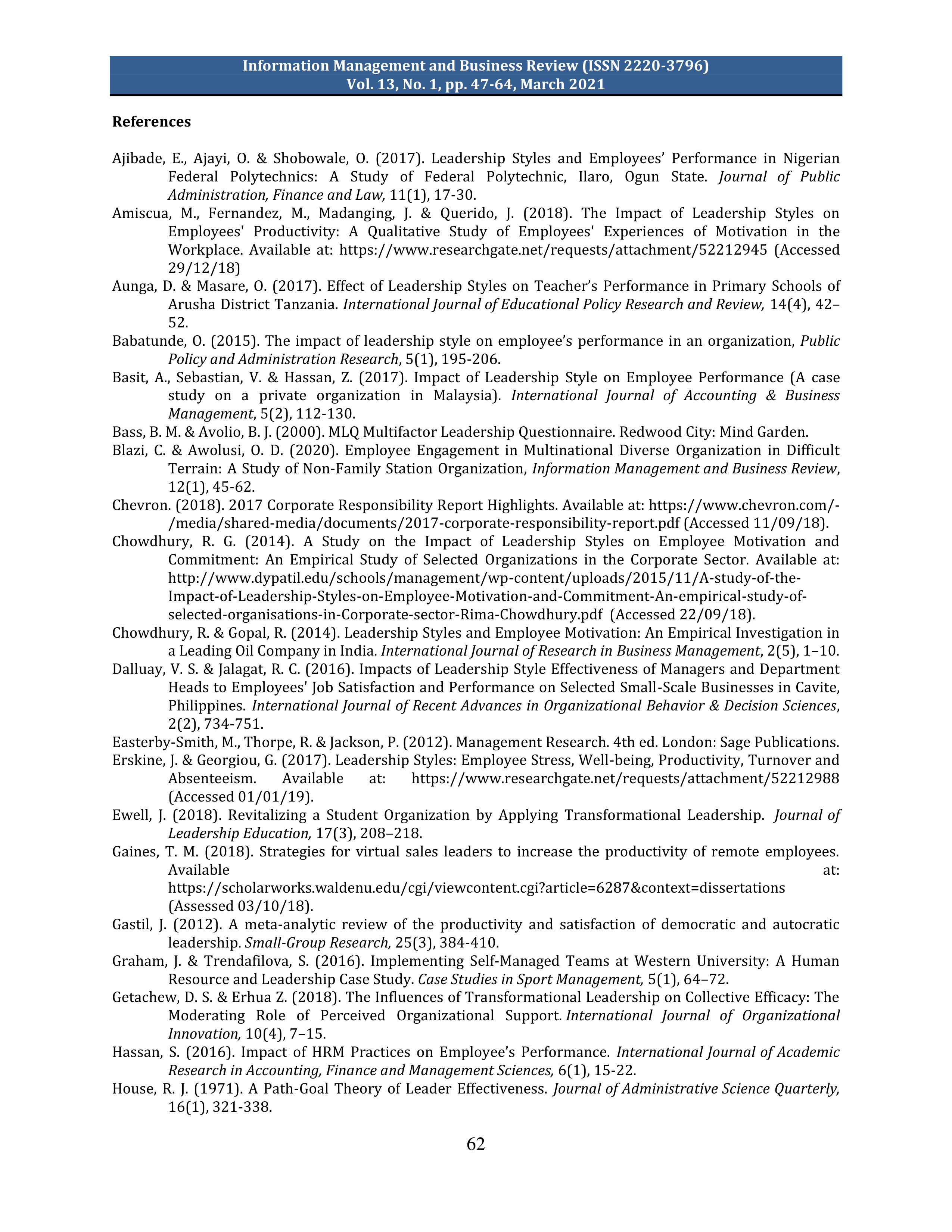 Chevron Leadership Skills — page 16