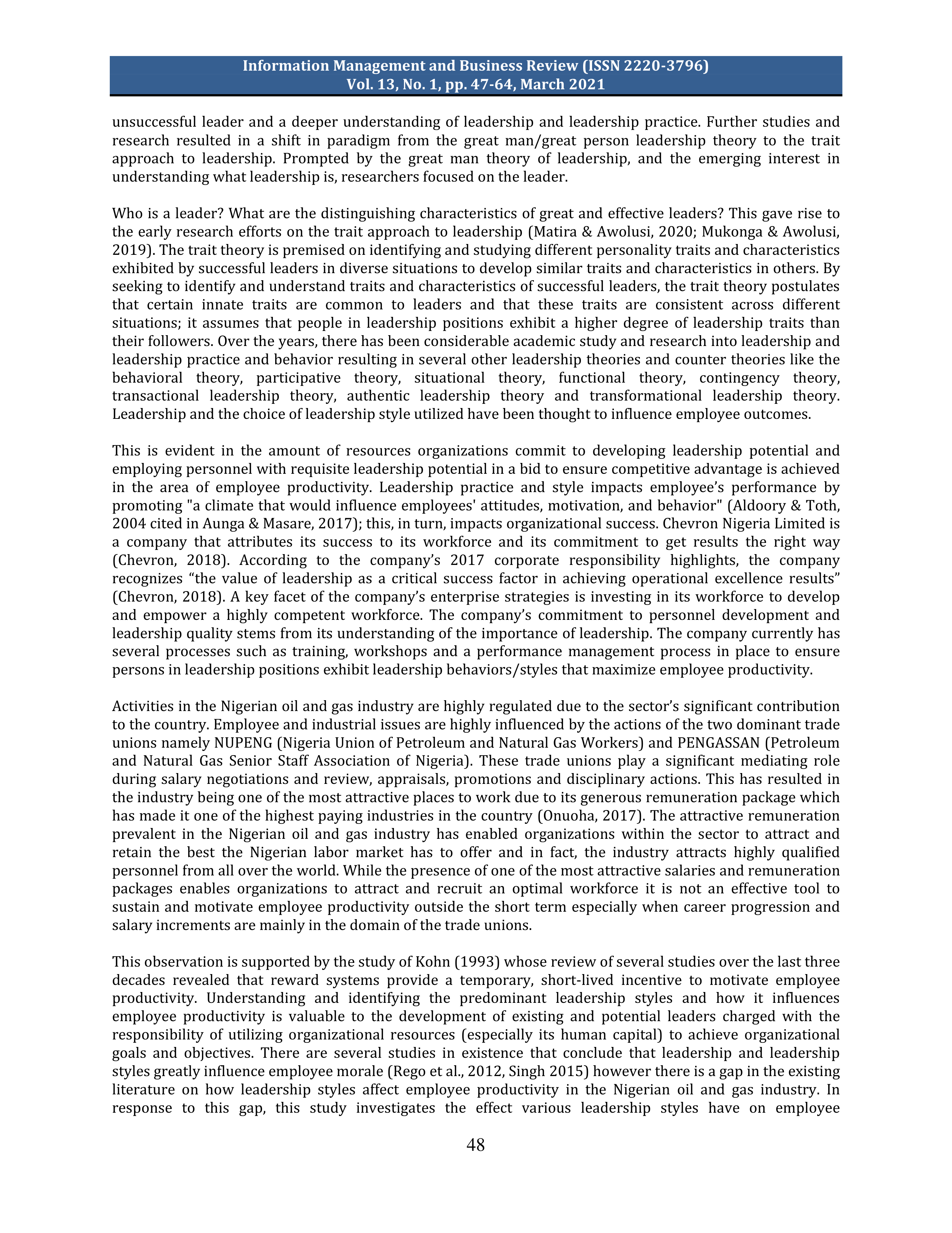 Chevron Leadership Skills — page 2