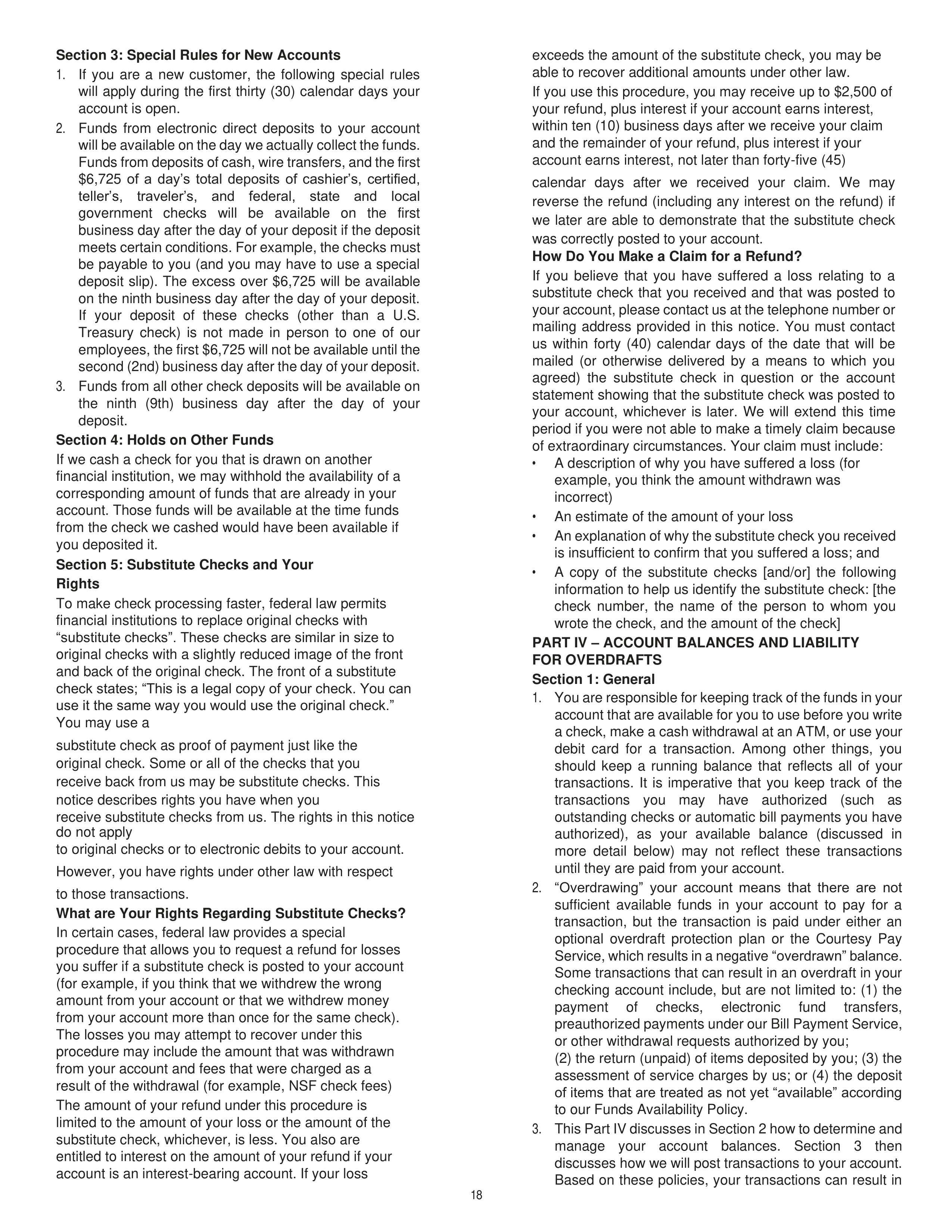 Chevron Master Account Agreement — page 18