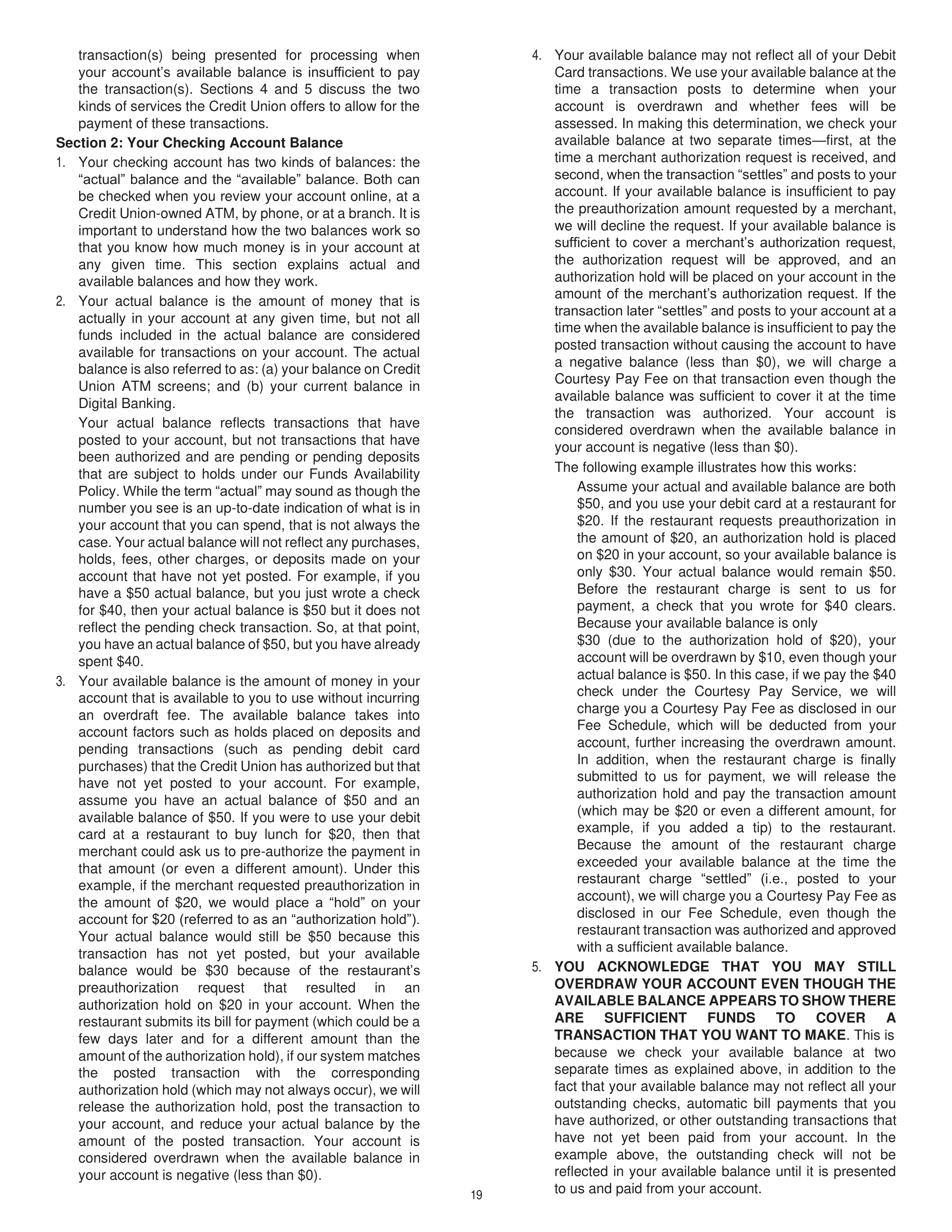 Chevron Master Account Agreement — page 19