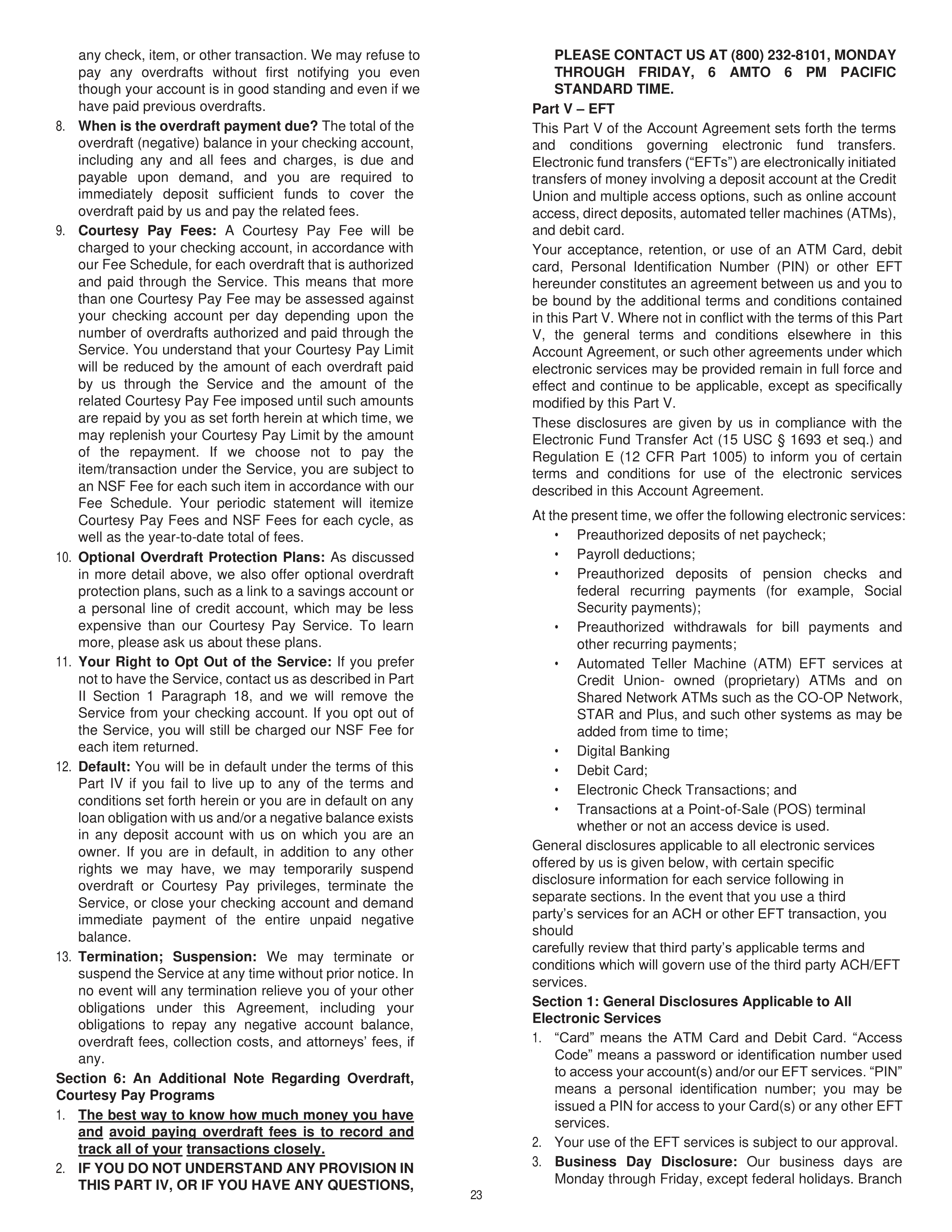 Chevron Master Account Agreement — page 23