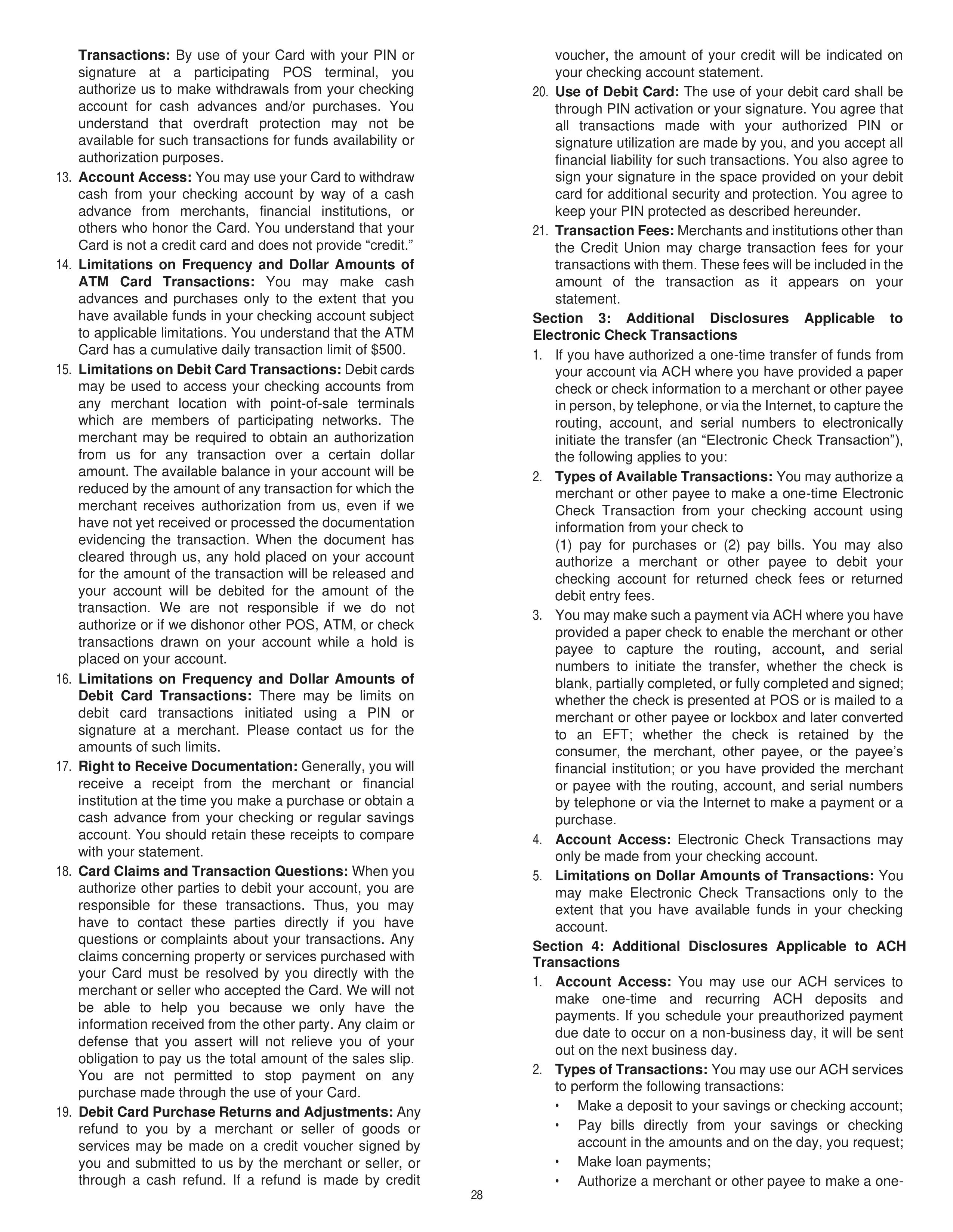 Chevron Master Account Agreement — page 28