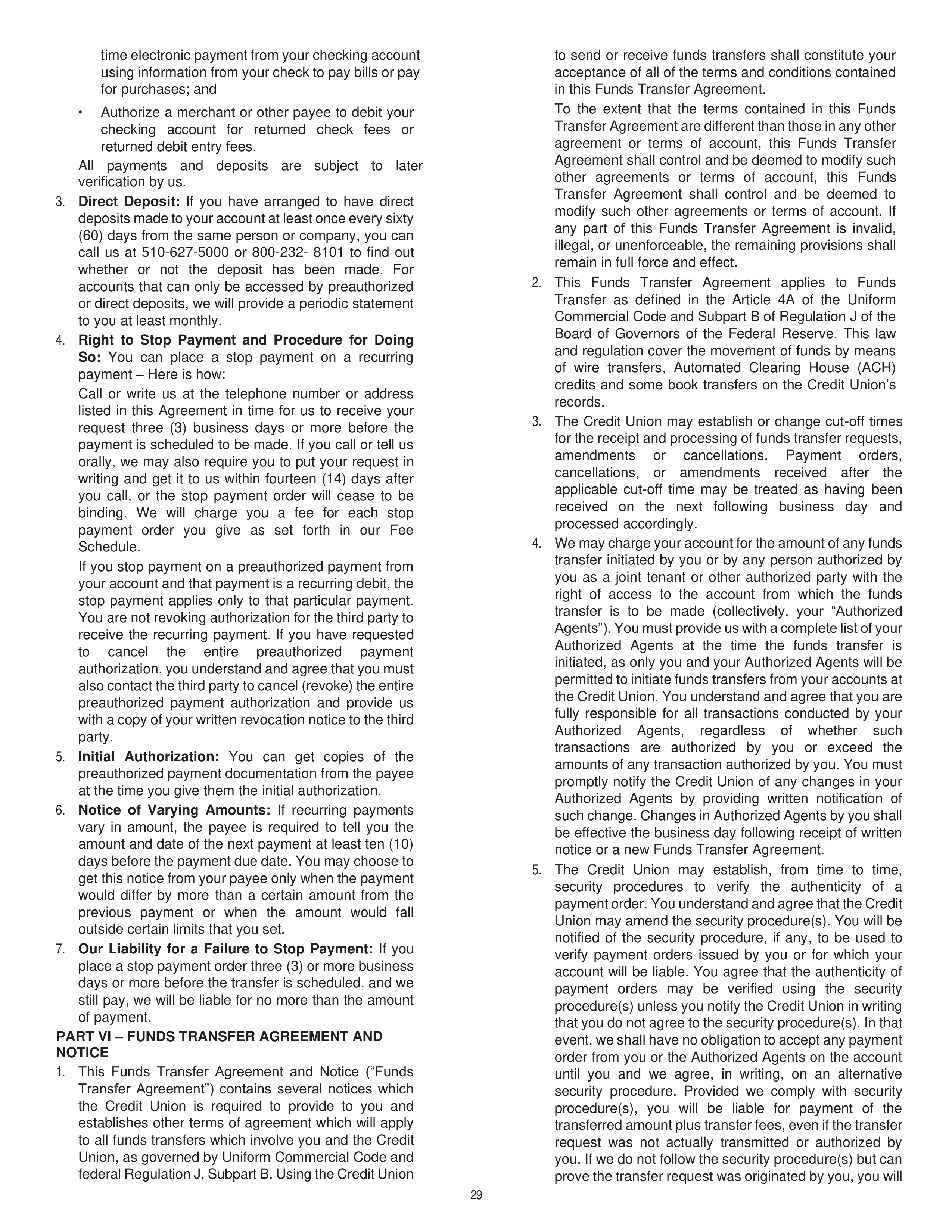 Chevron Master Account Agreement — page 29