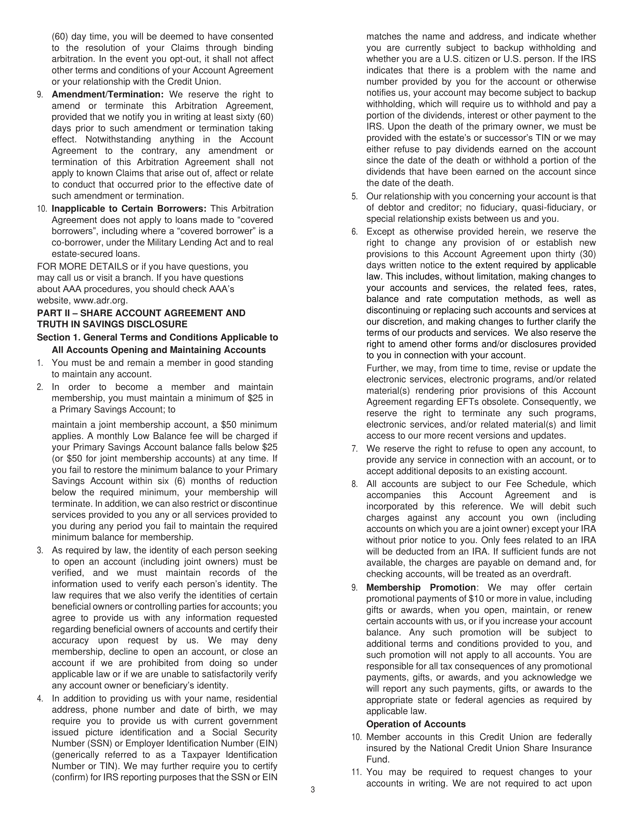 Chevron Master Account Agreement — page 3