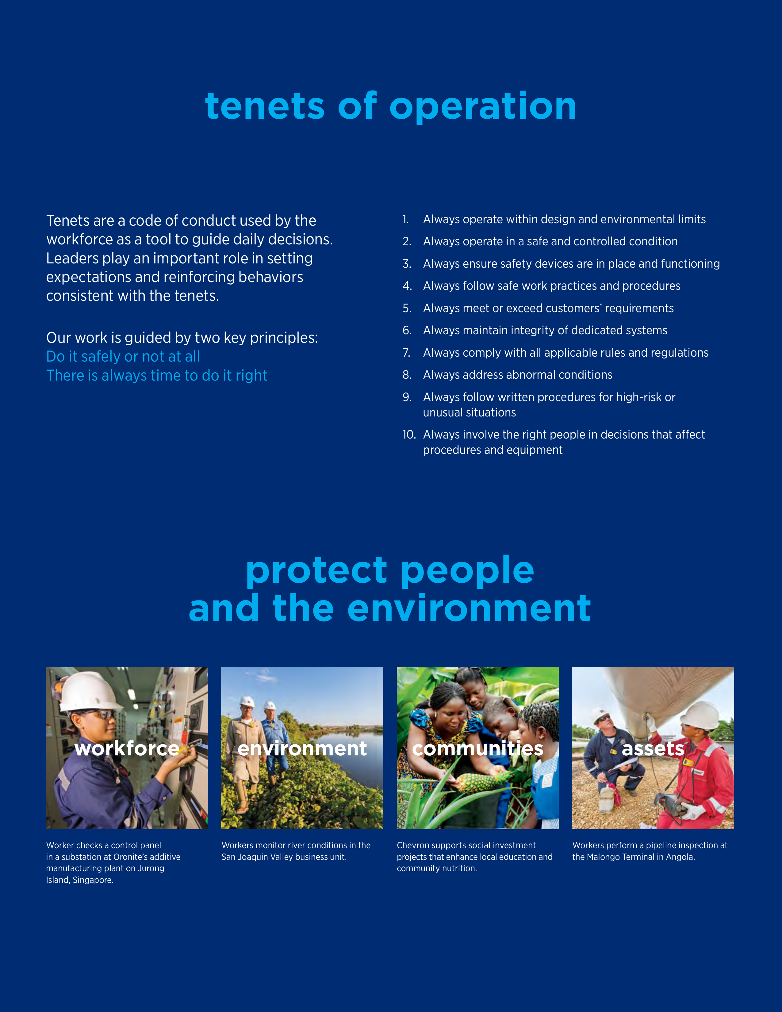 Chevron Operational Excellence Management System (OEMS) Handbook — page 19