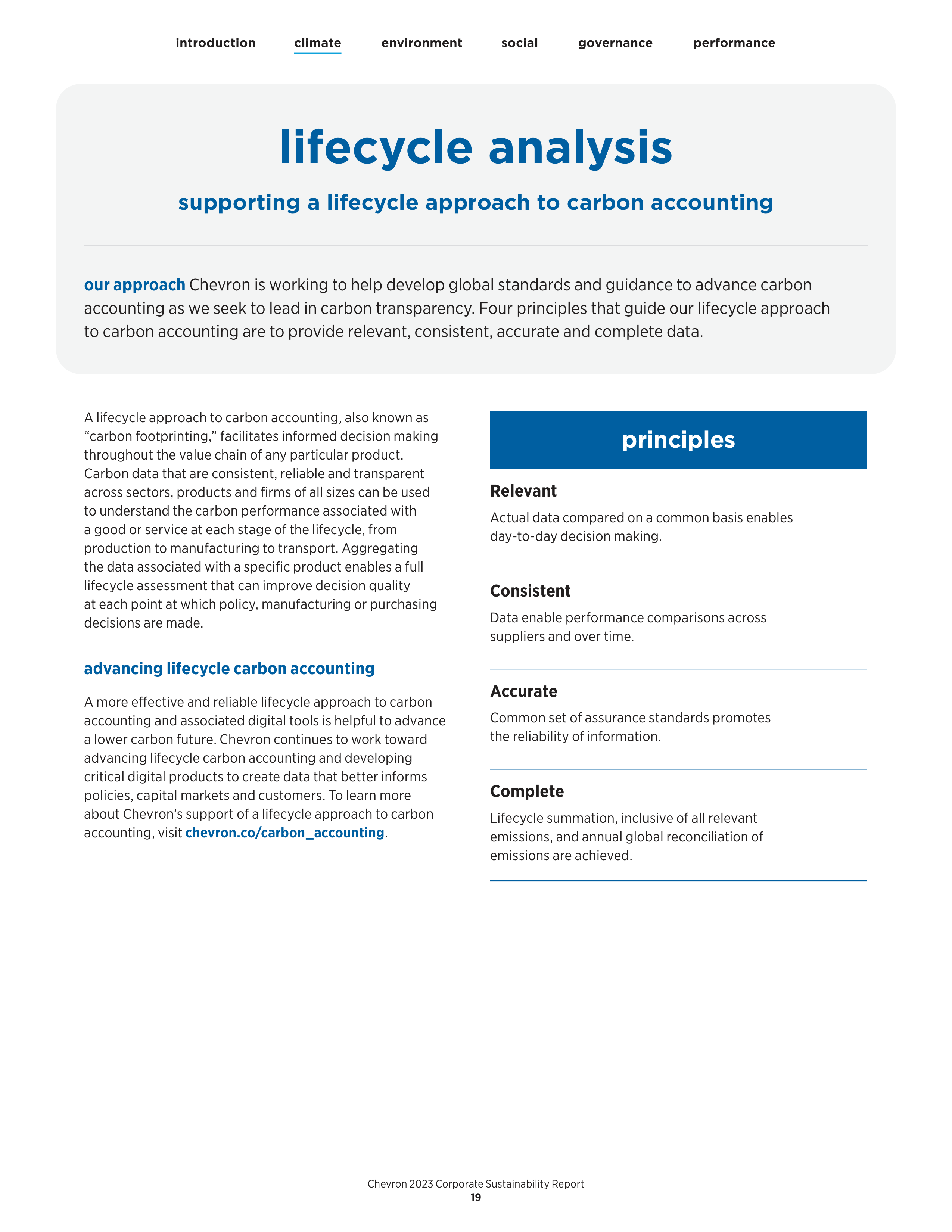 Chevron Sustainability Report — page 21