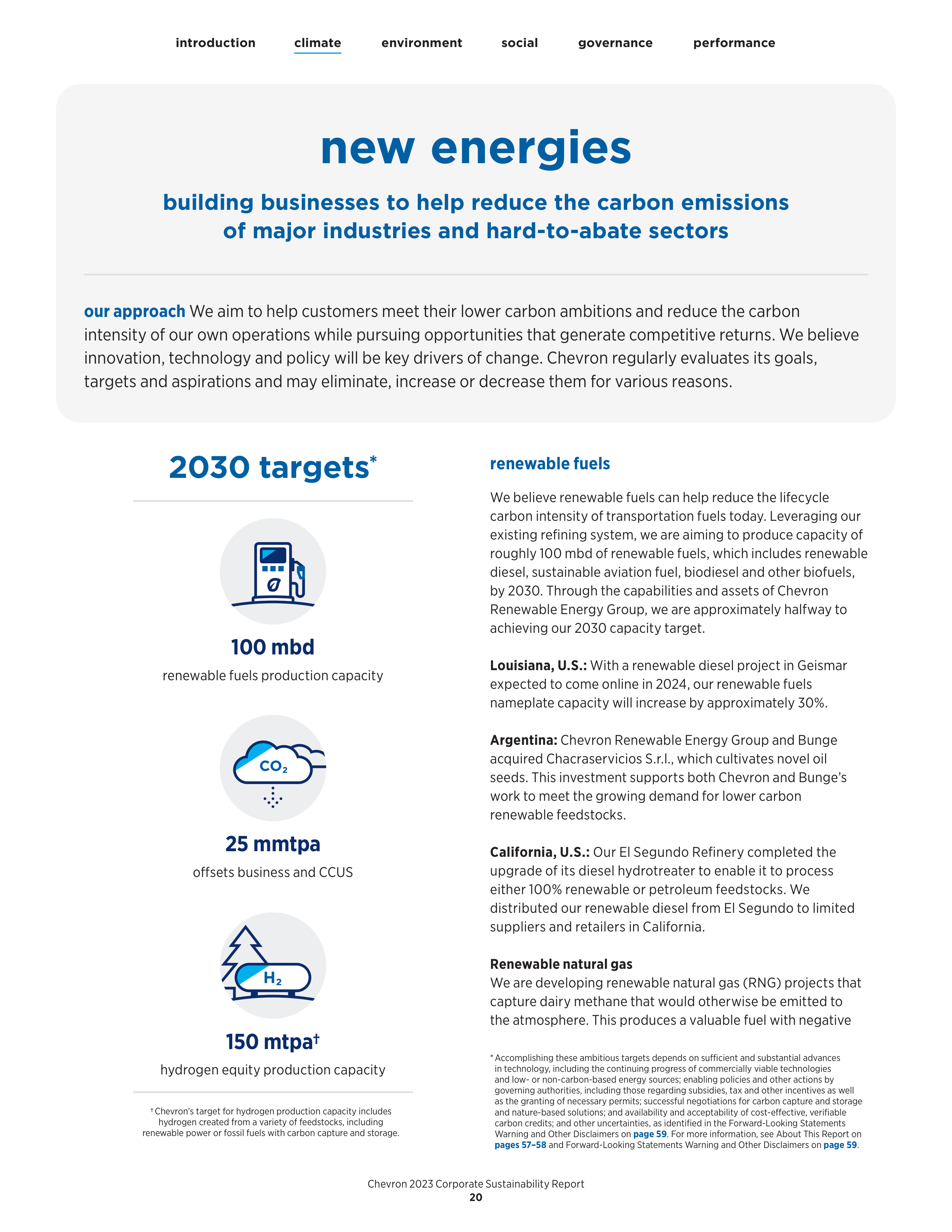 Chevron Sustainability Report — page 22