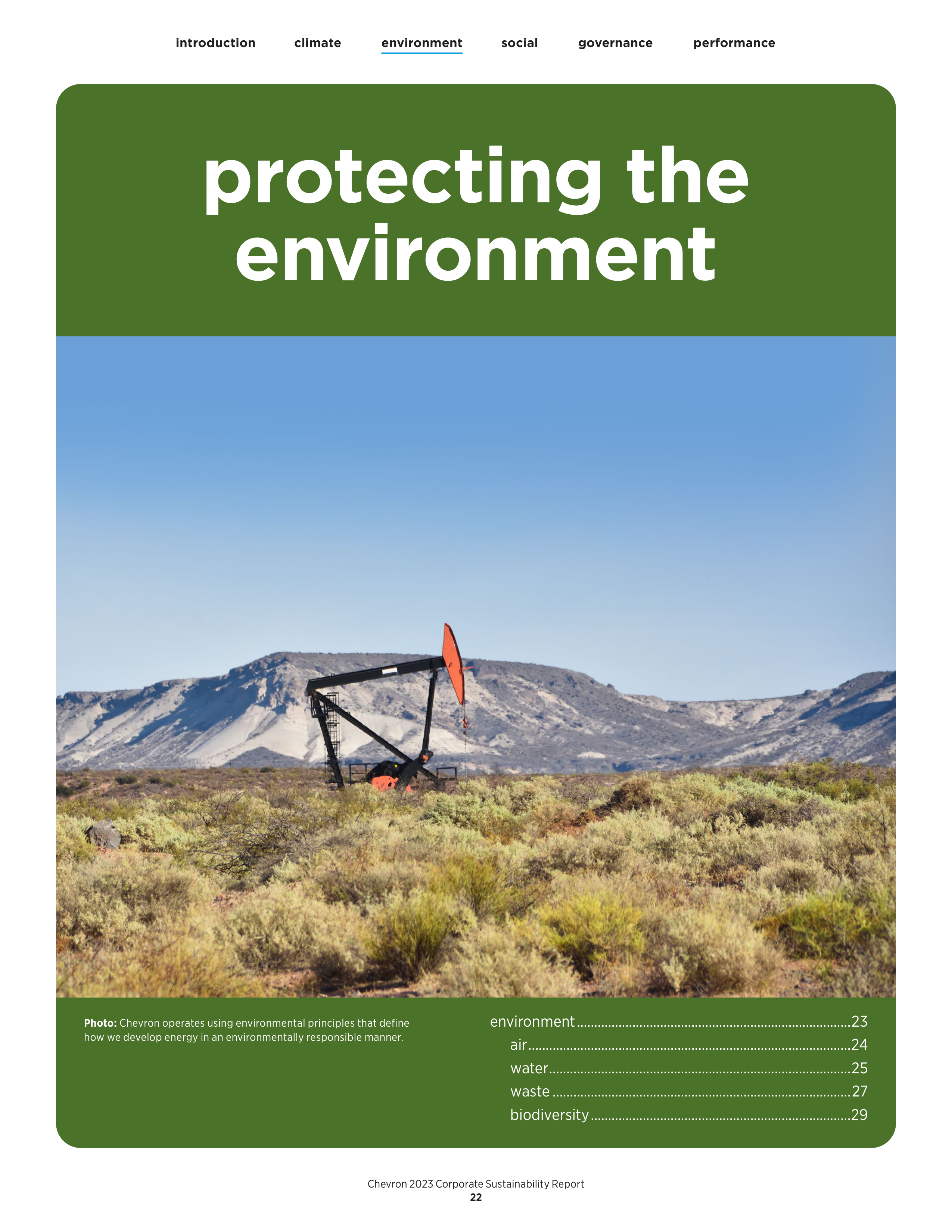 Chevron Sustainability Report — page 24