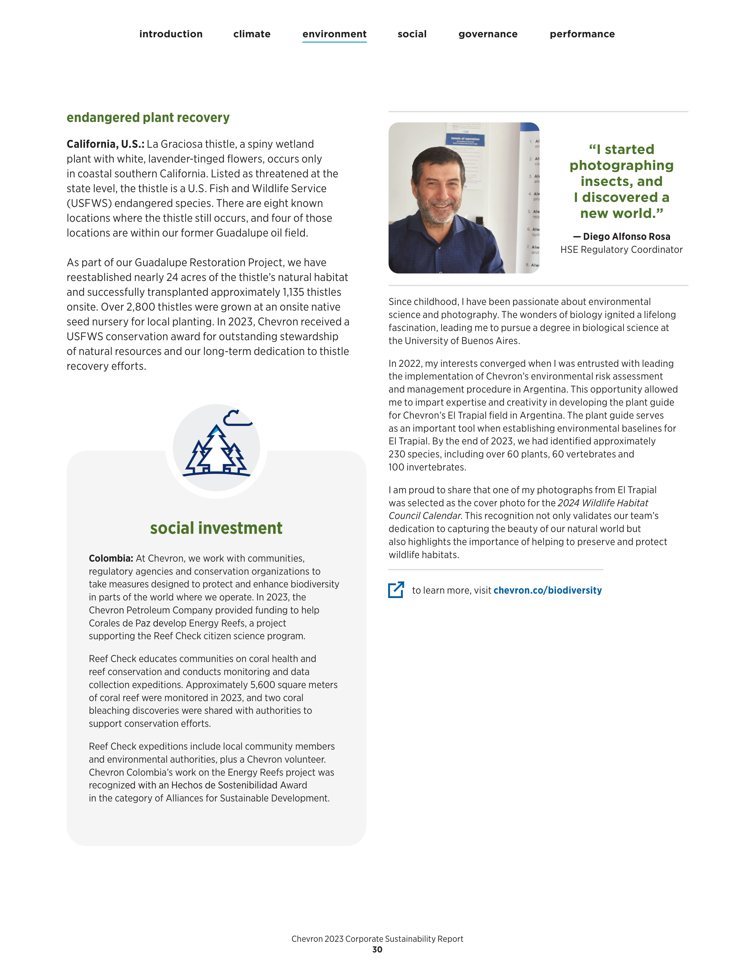 Chevron Sustainability Report — page 32