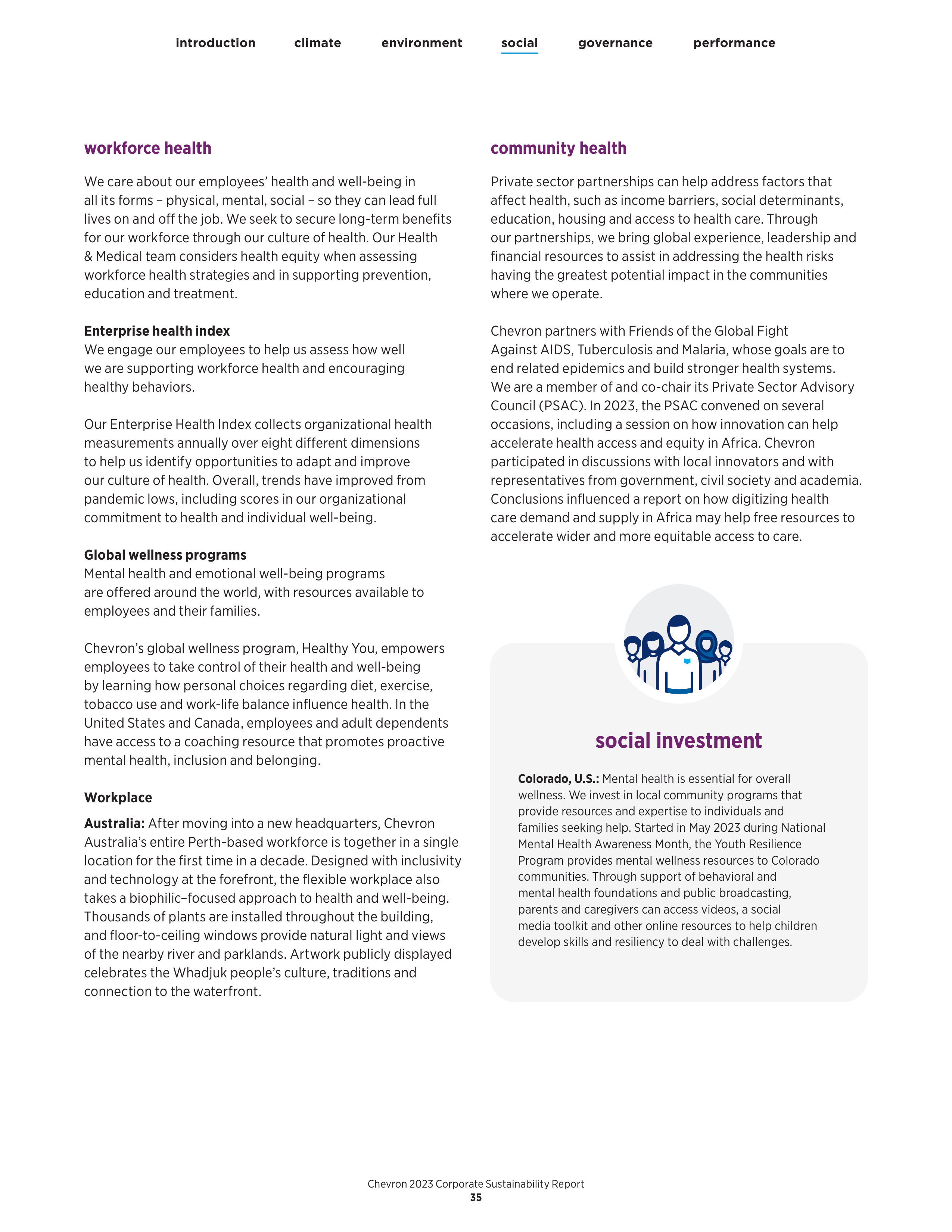 Chevron Sustainability Report — page 37