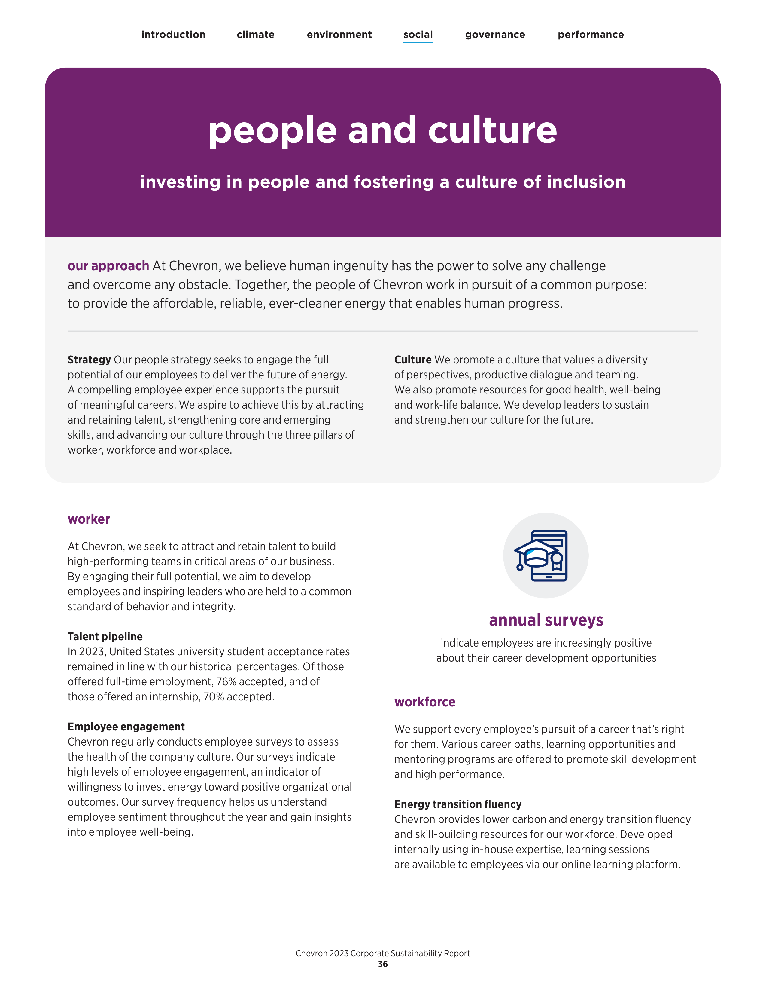Chevron Sustainability Report — page 38