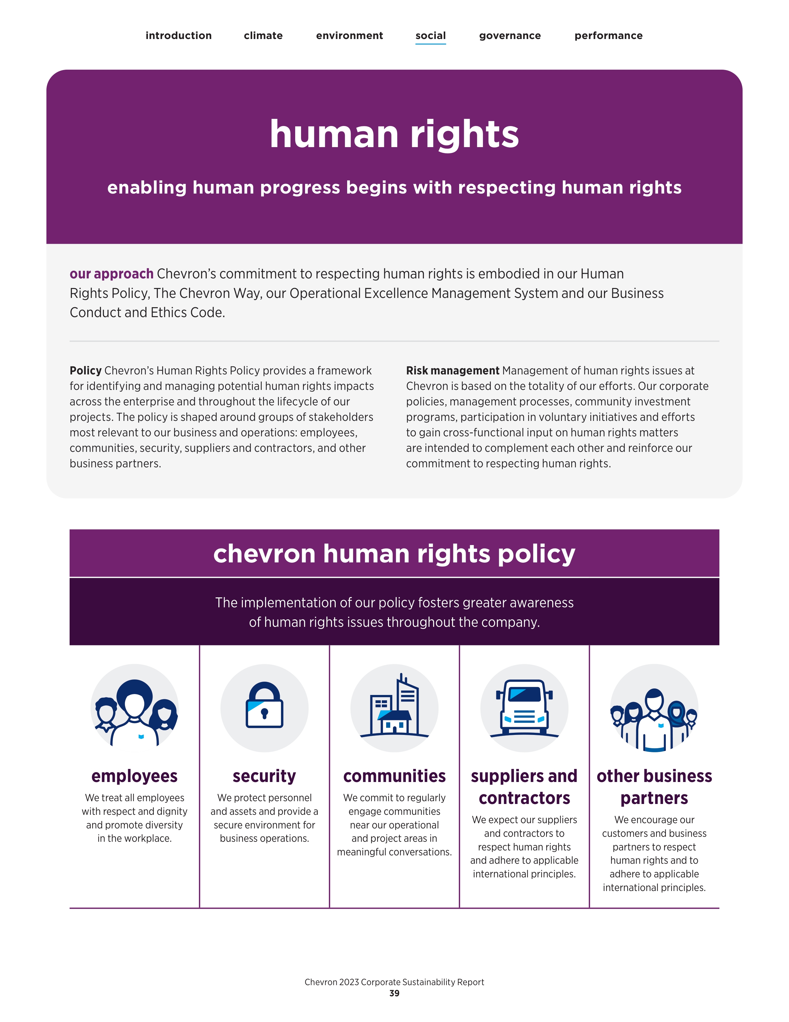 Chevron Sustainability Report — page 41