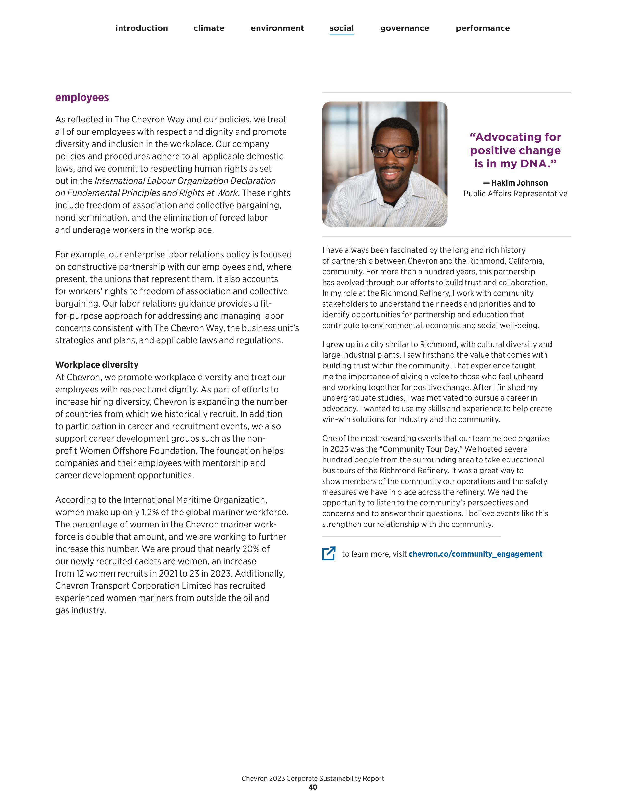 Chevron Sustainability Report — page 42
