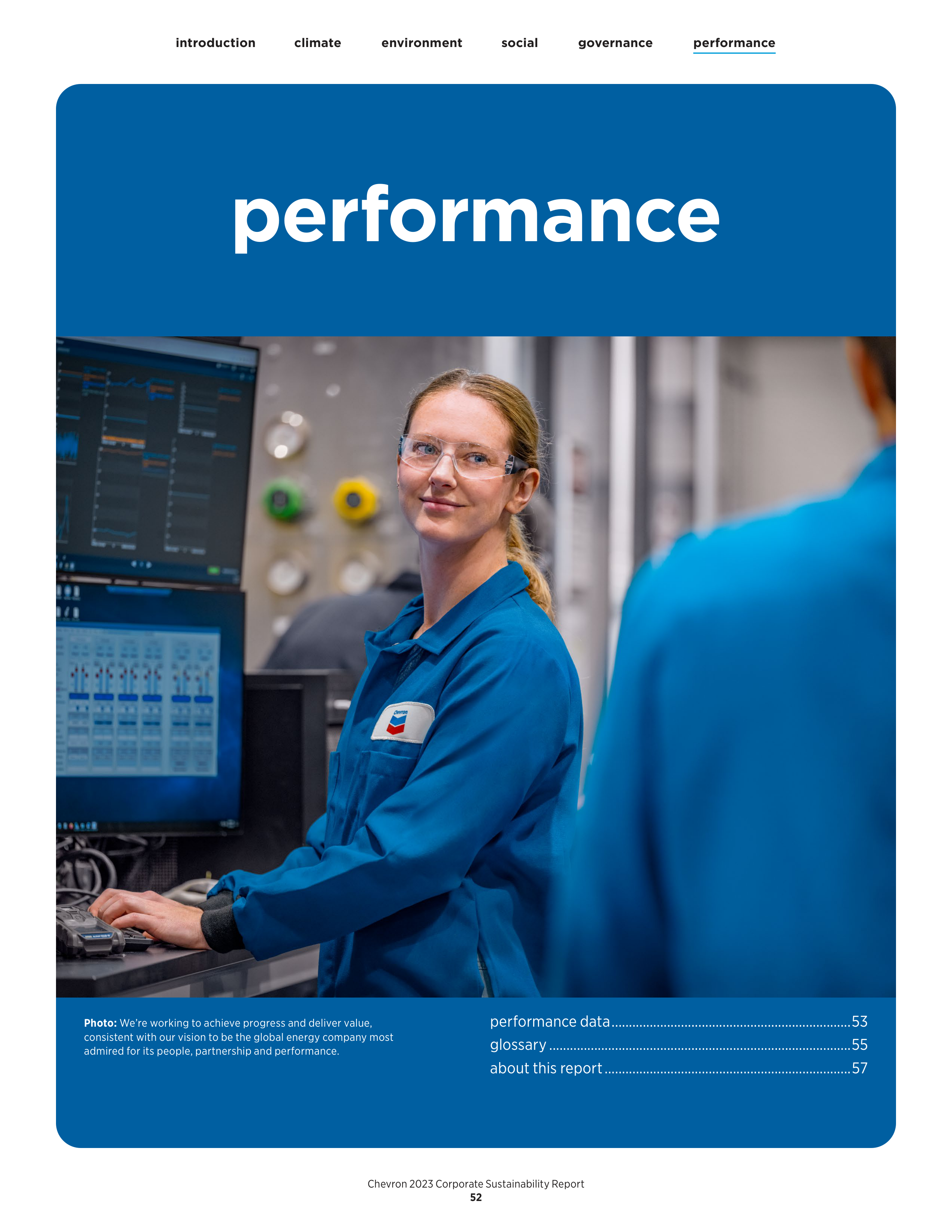 Chevron Sustainability Report — page 54