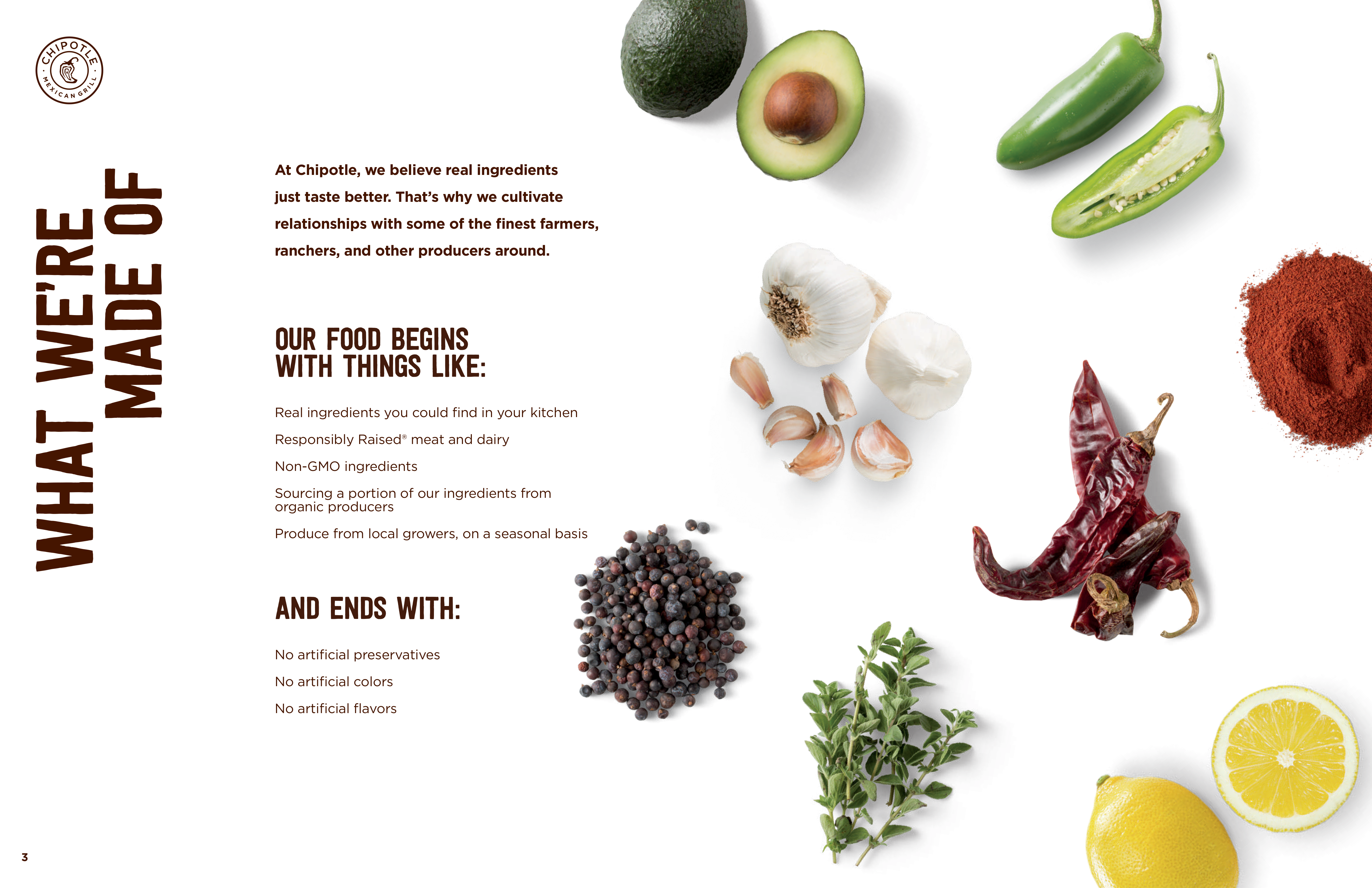 Chipotle Sustainability Magazine — page 3